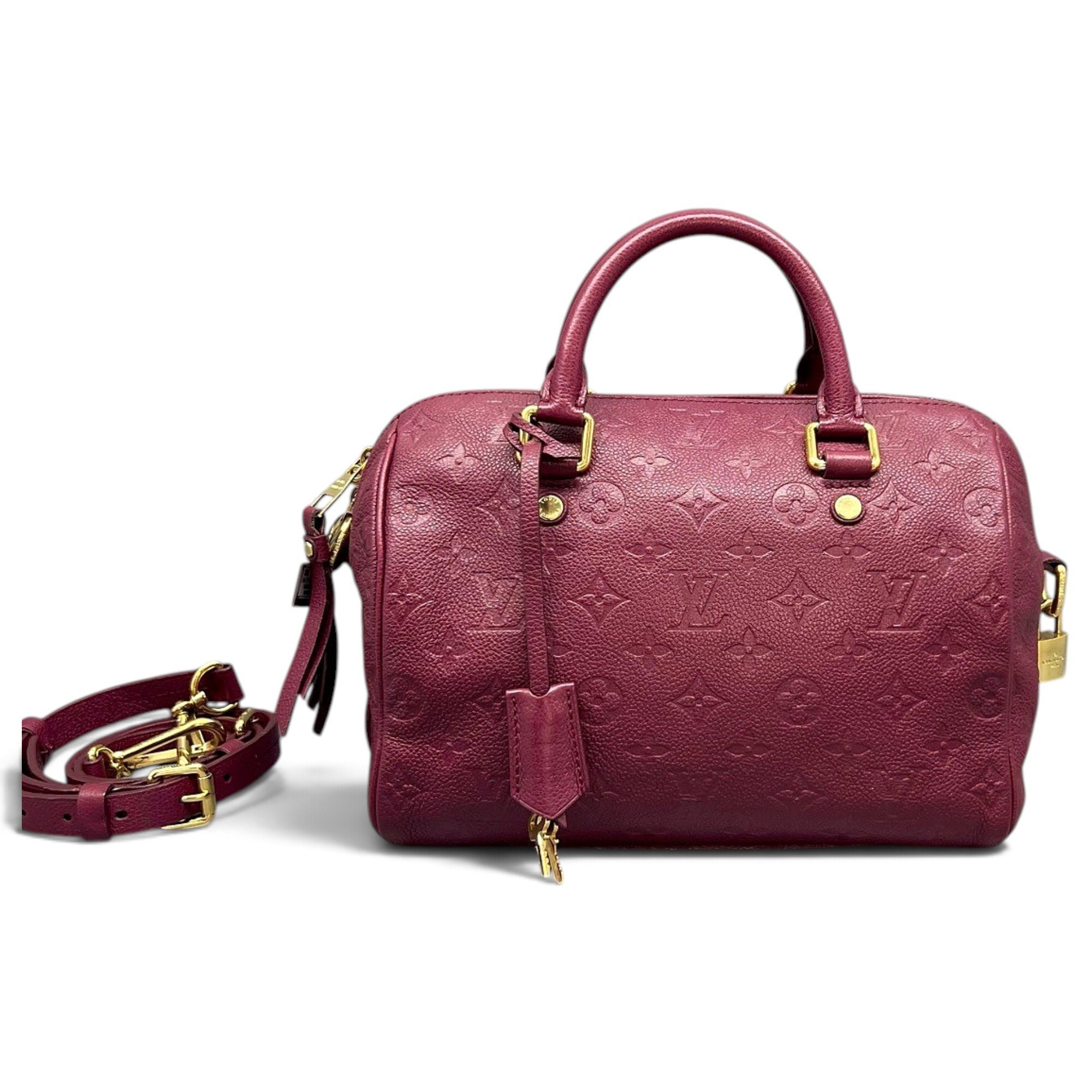 Speedy leather handbag