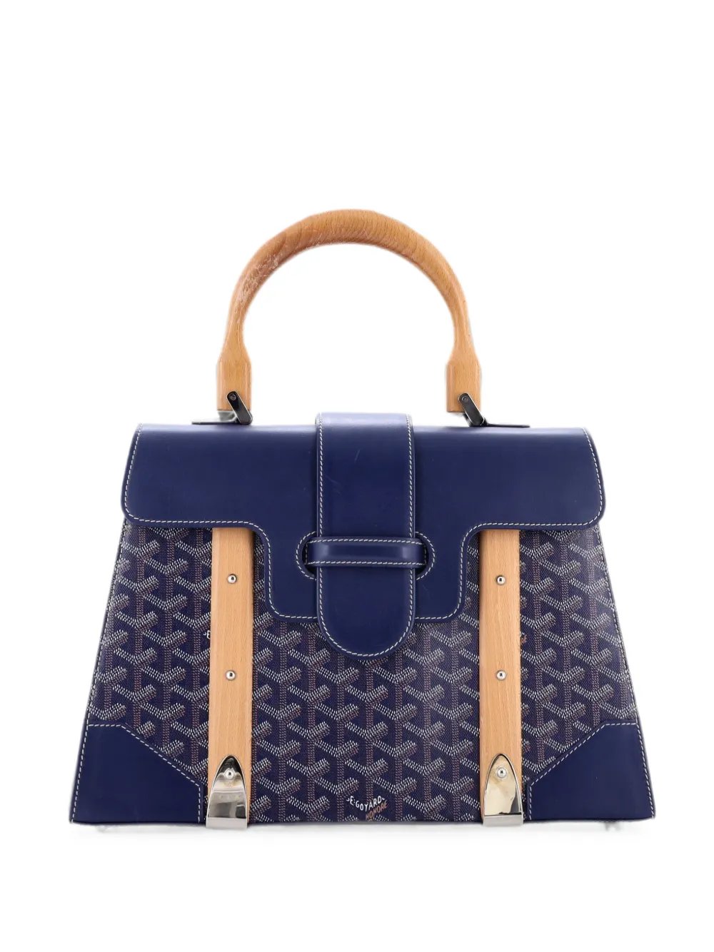 Saigon Top Handle Bag Coated Canvas with Leather MM satchel