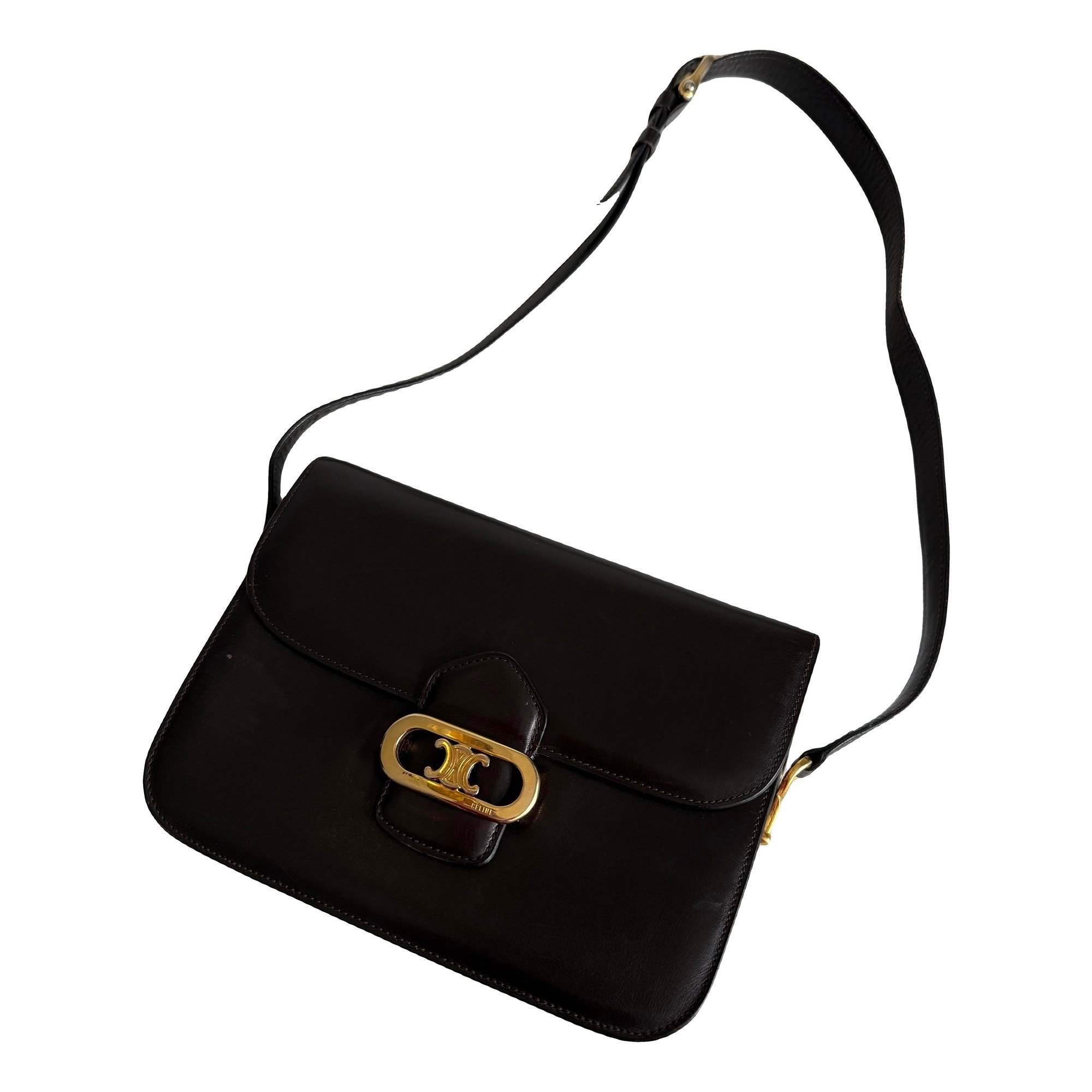 Triomphe leather handbag