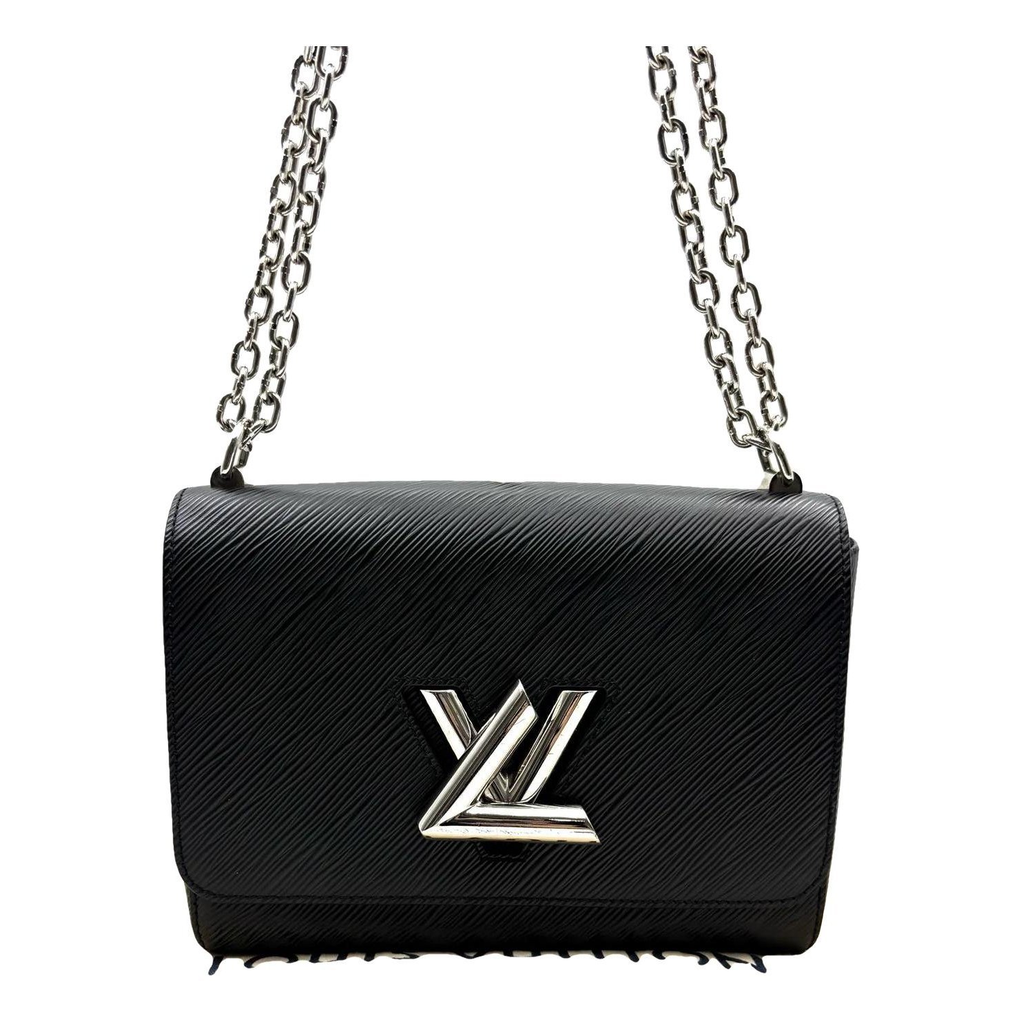 Twist leather handbag