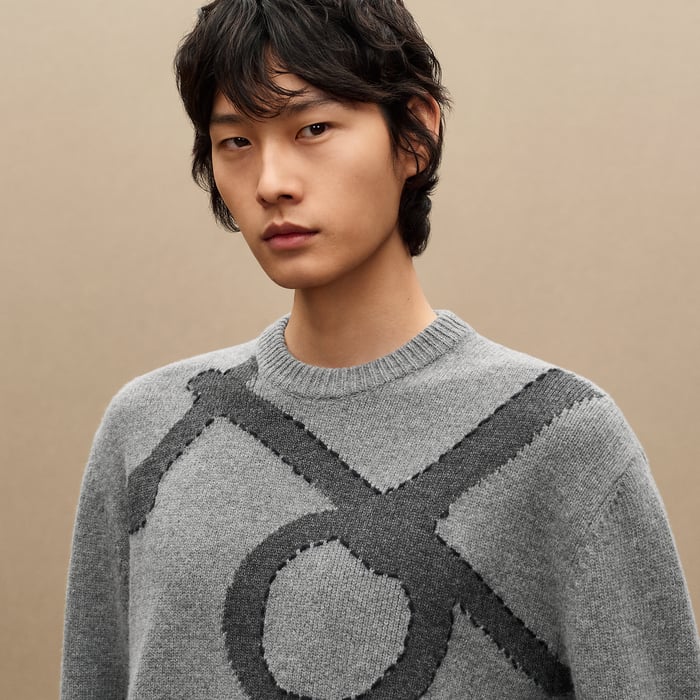 Flanelle "Maxi Mors Sellier" Crewneck Sweater
