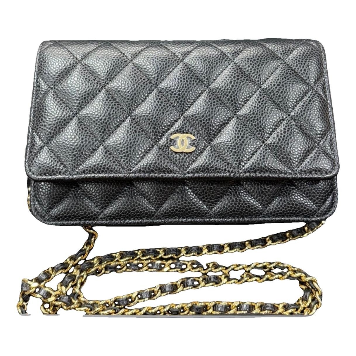 Wallet On Chain Timeless/Classique leather crossbody bag