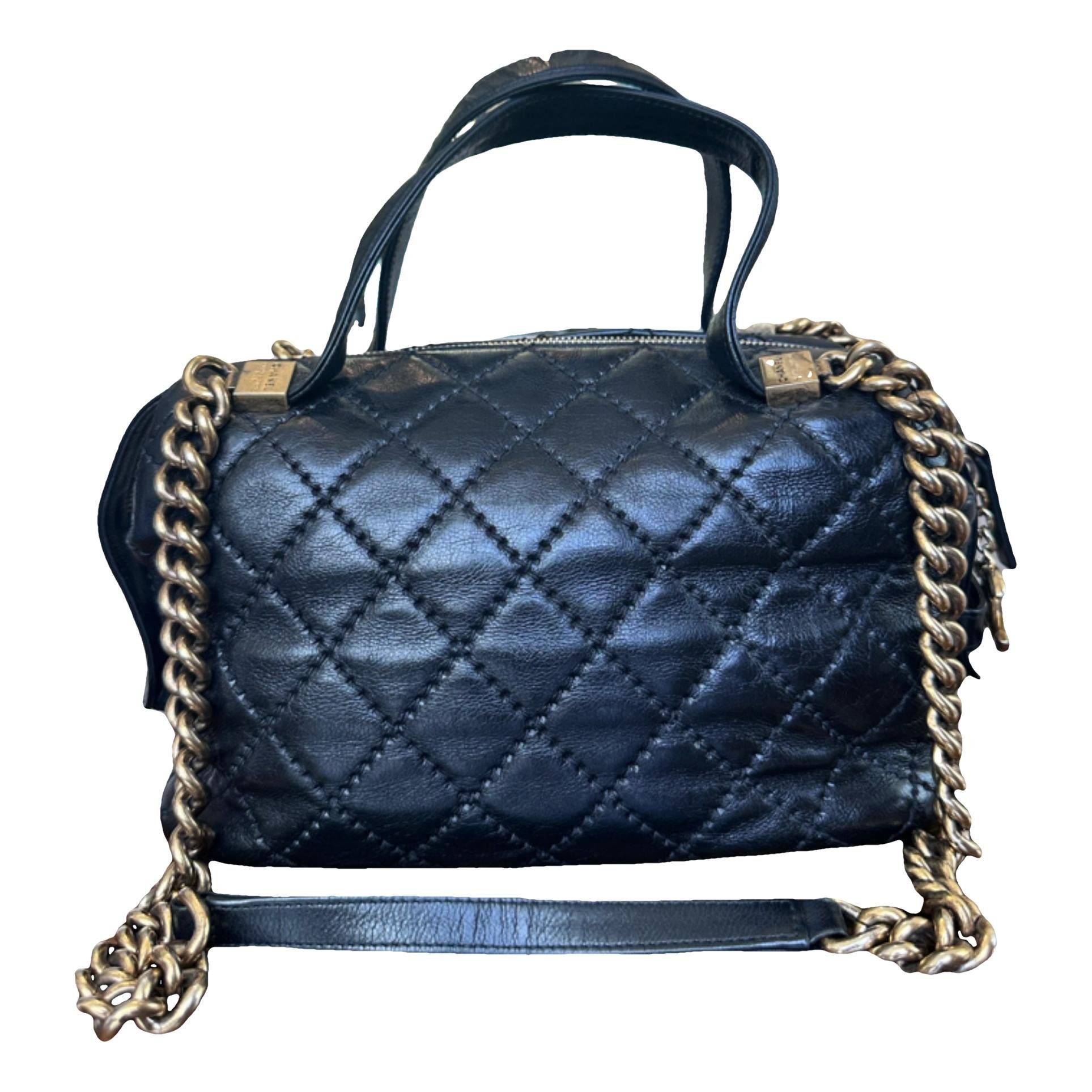 Leather handbag