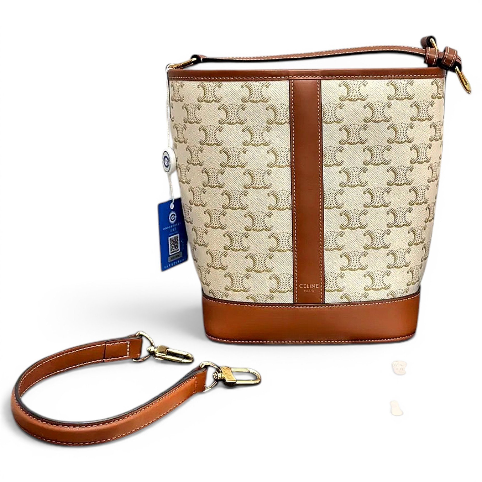 SAC SEAU leather handbag