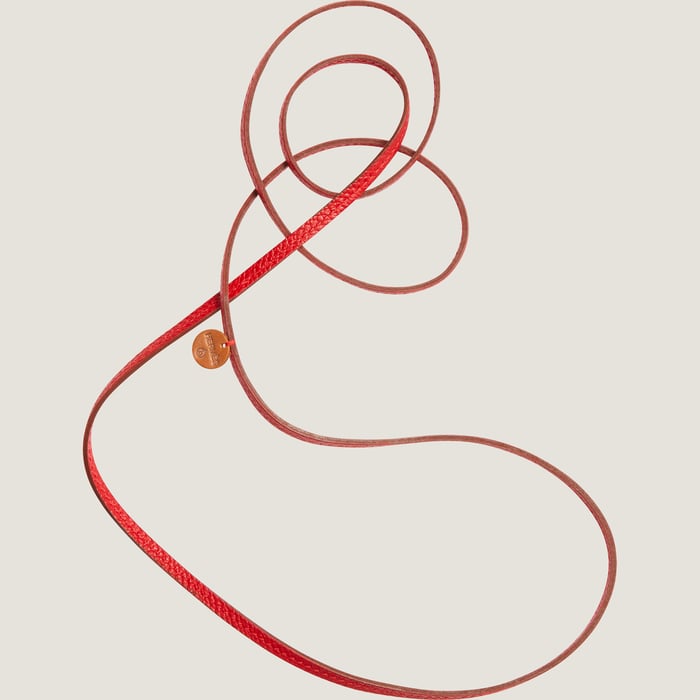 Orange Lanyard Necklace
