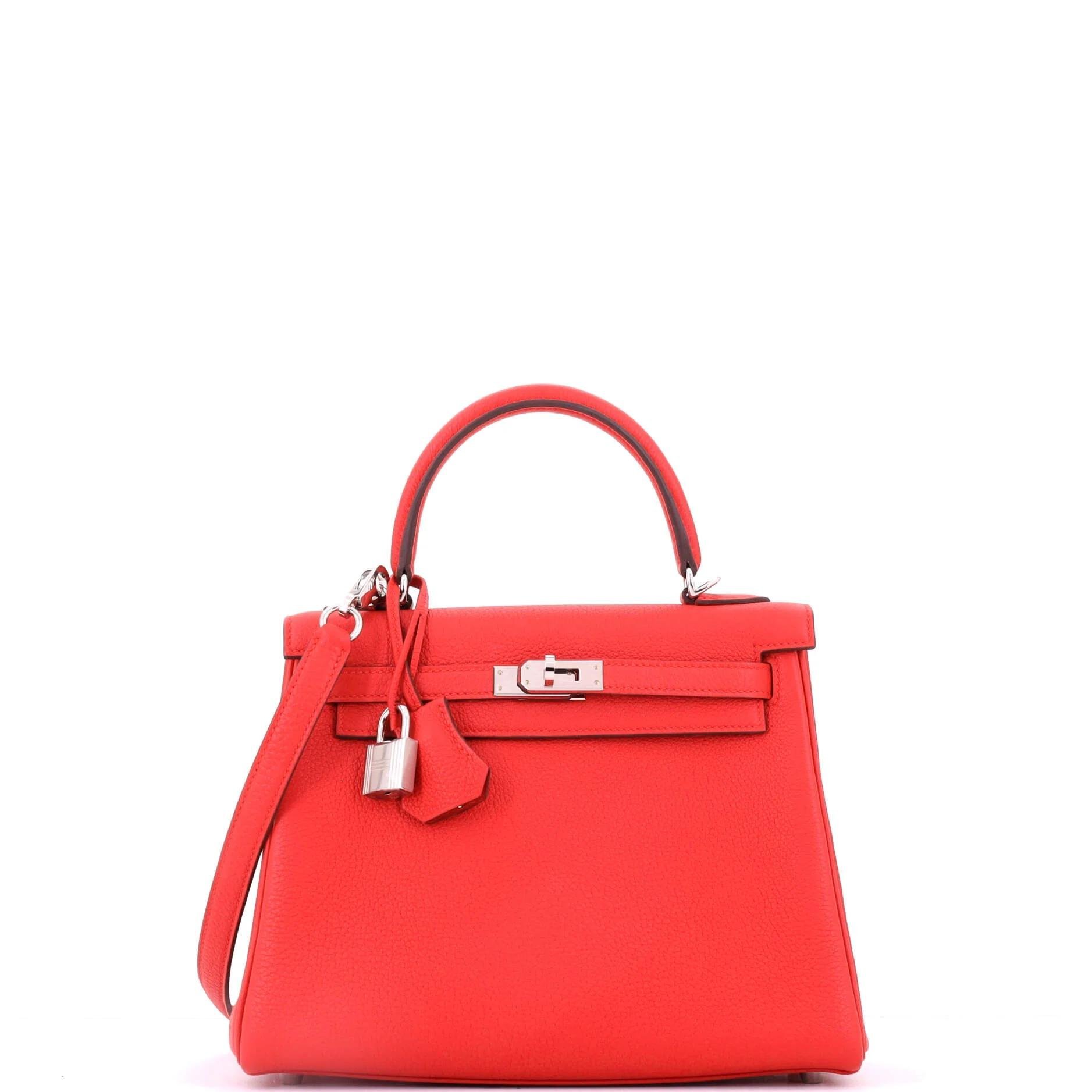 Kelly 25 leather handbag