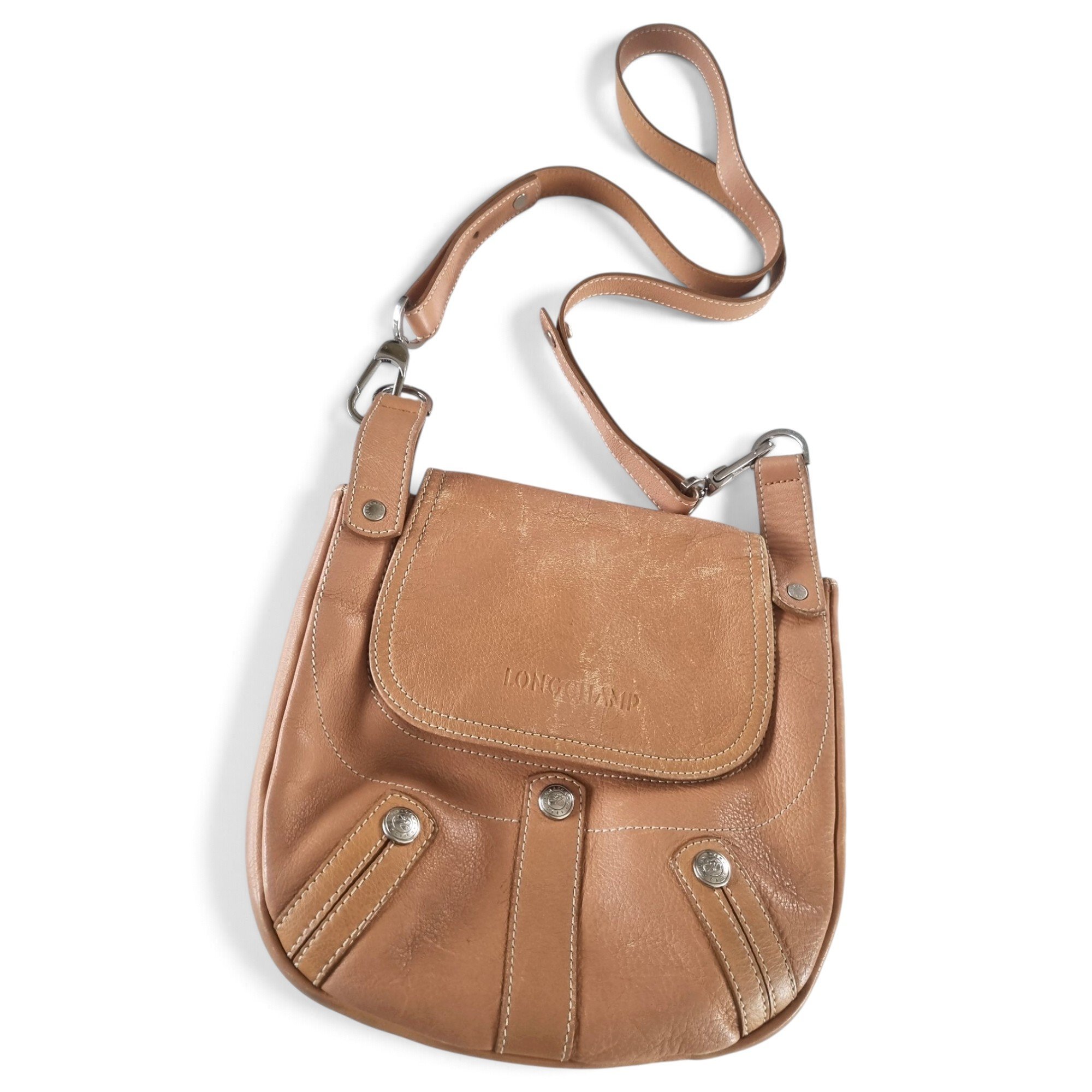 Leather crossbody bag