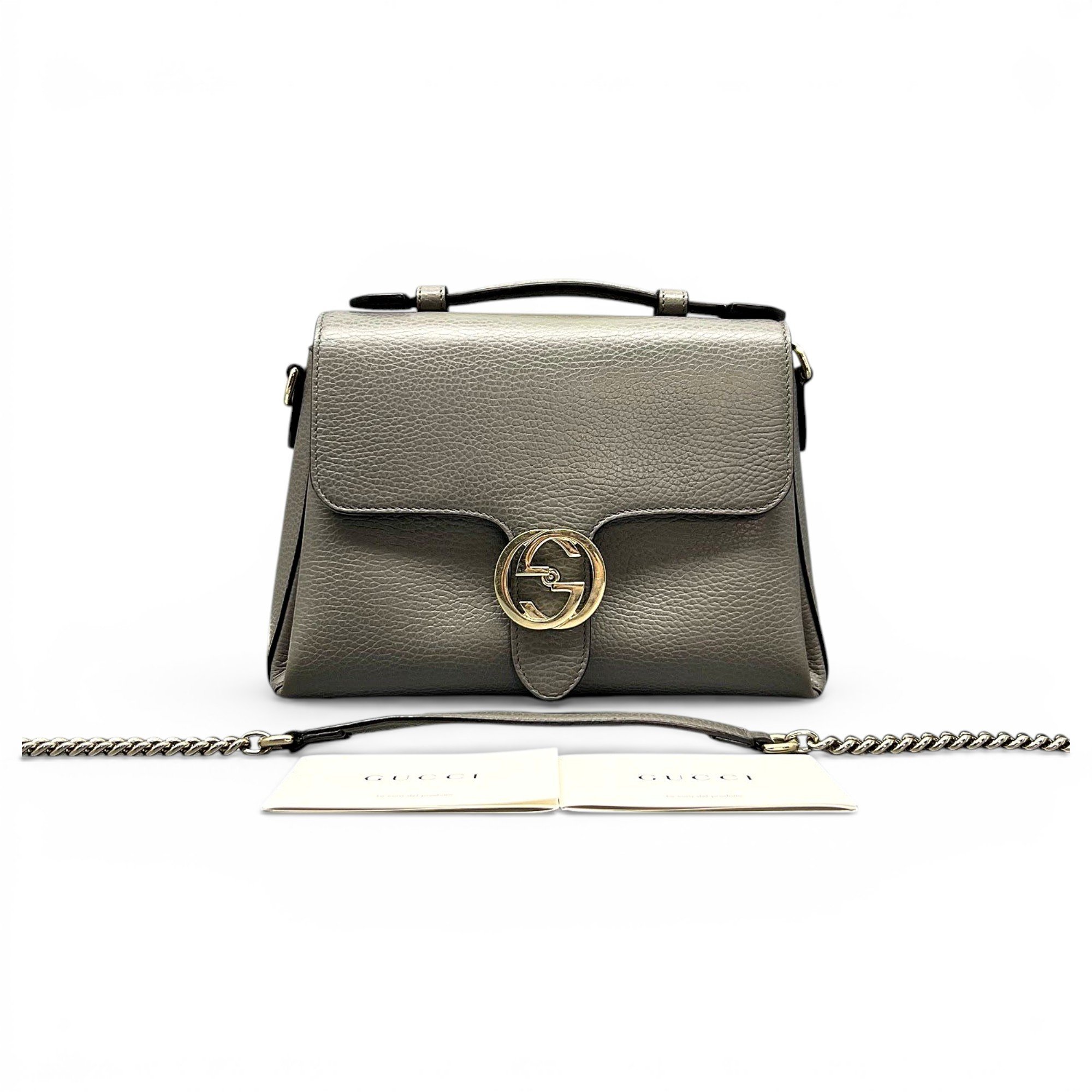 Leather handbag