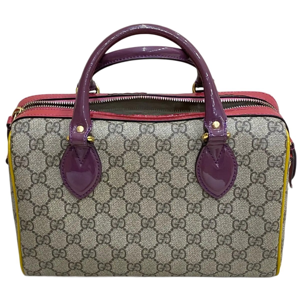 Boston vinyl handbag