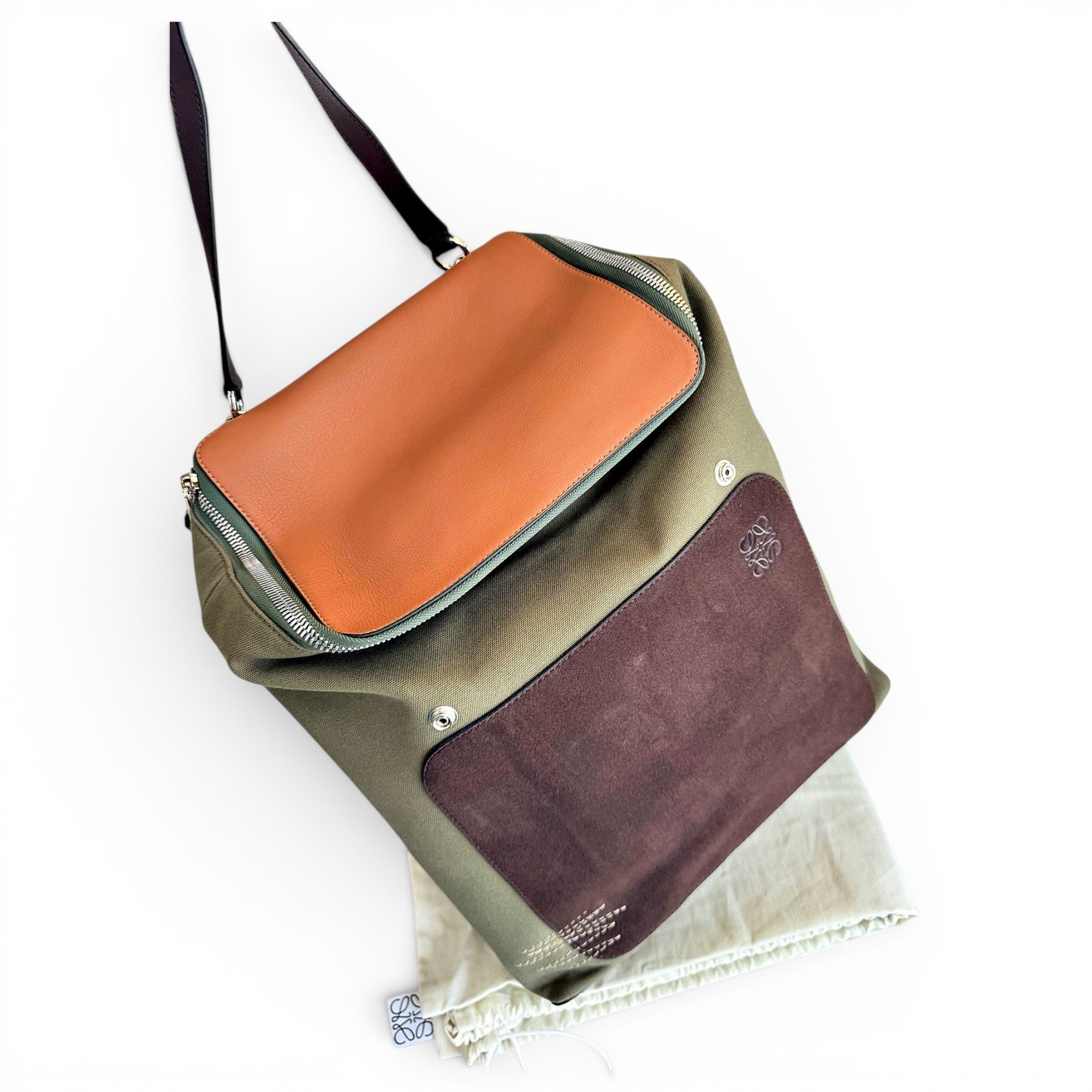 Loewe Goya leather backpack