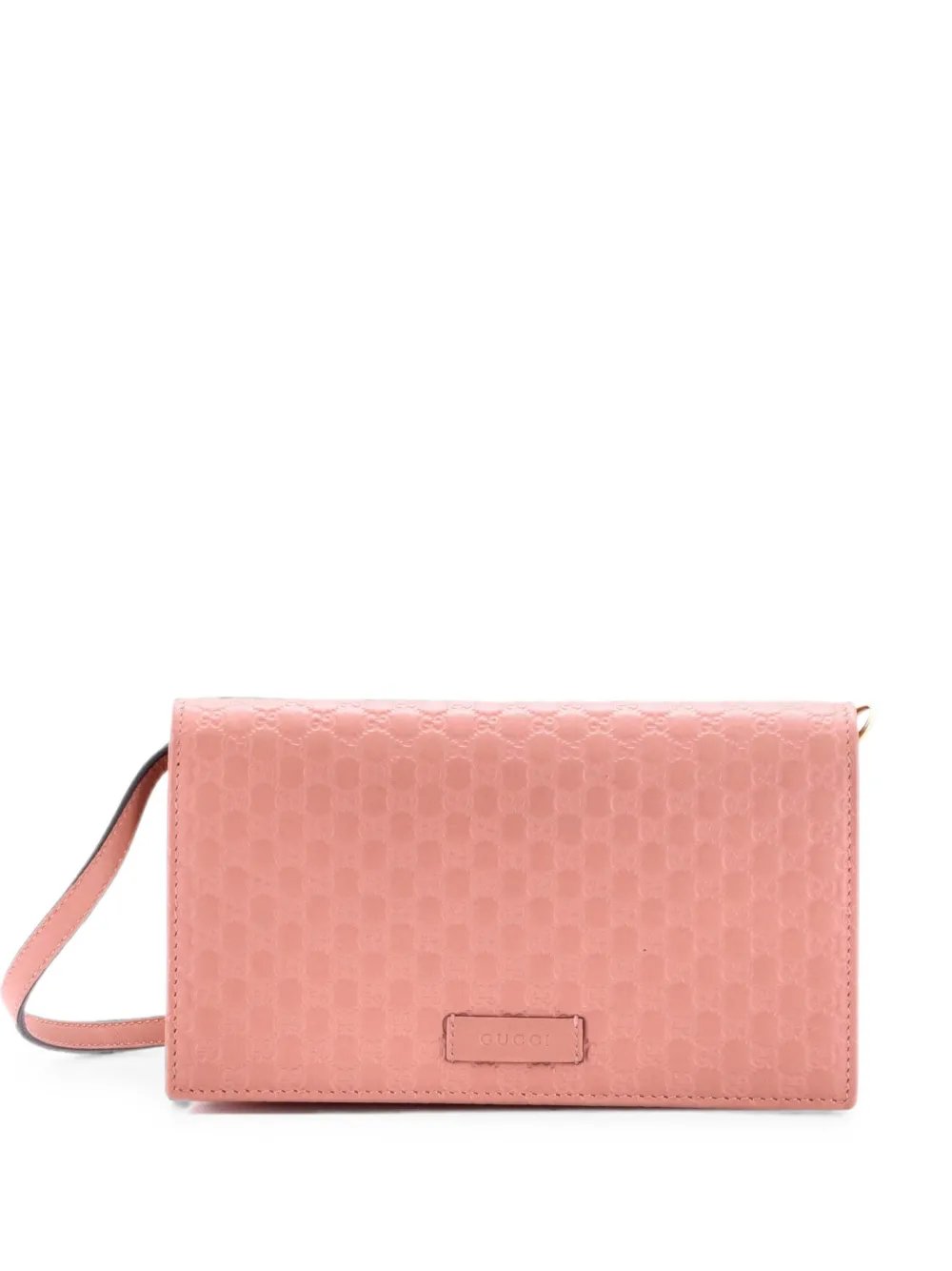 Wallet on Strap Microguccissima Leather crossbody bag