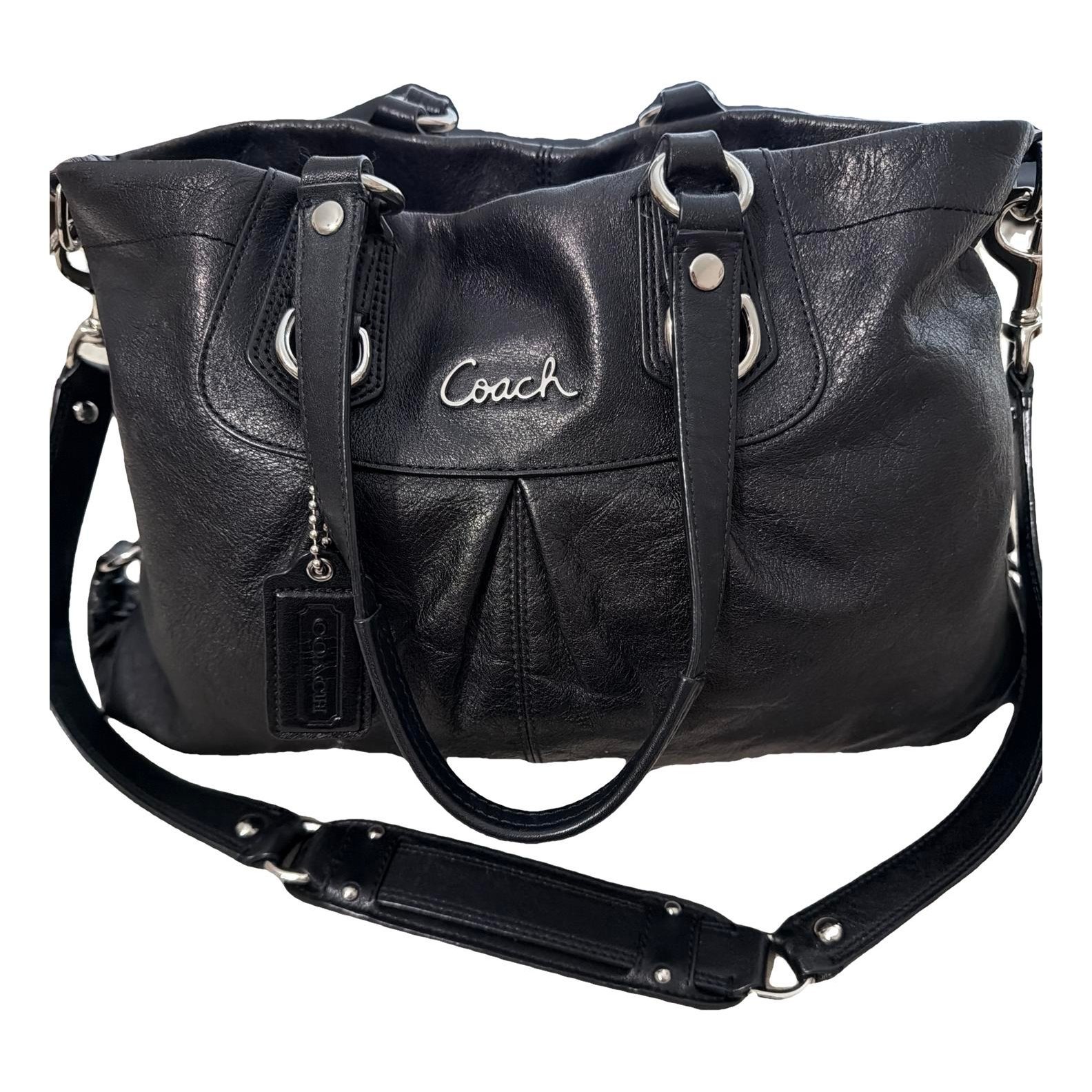 Leather handbag