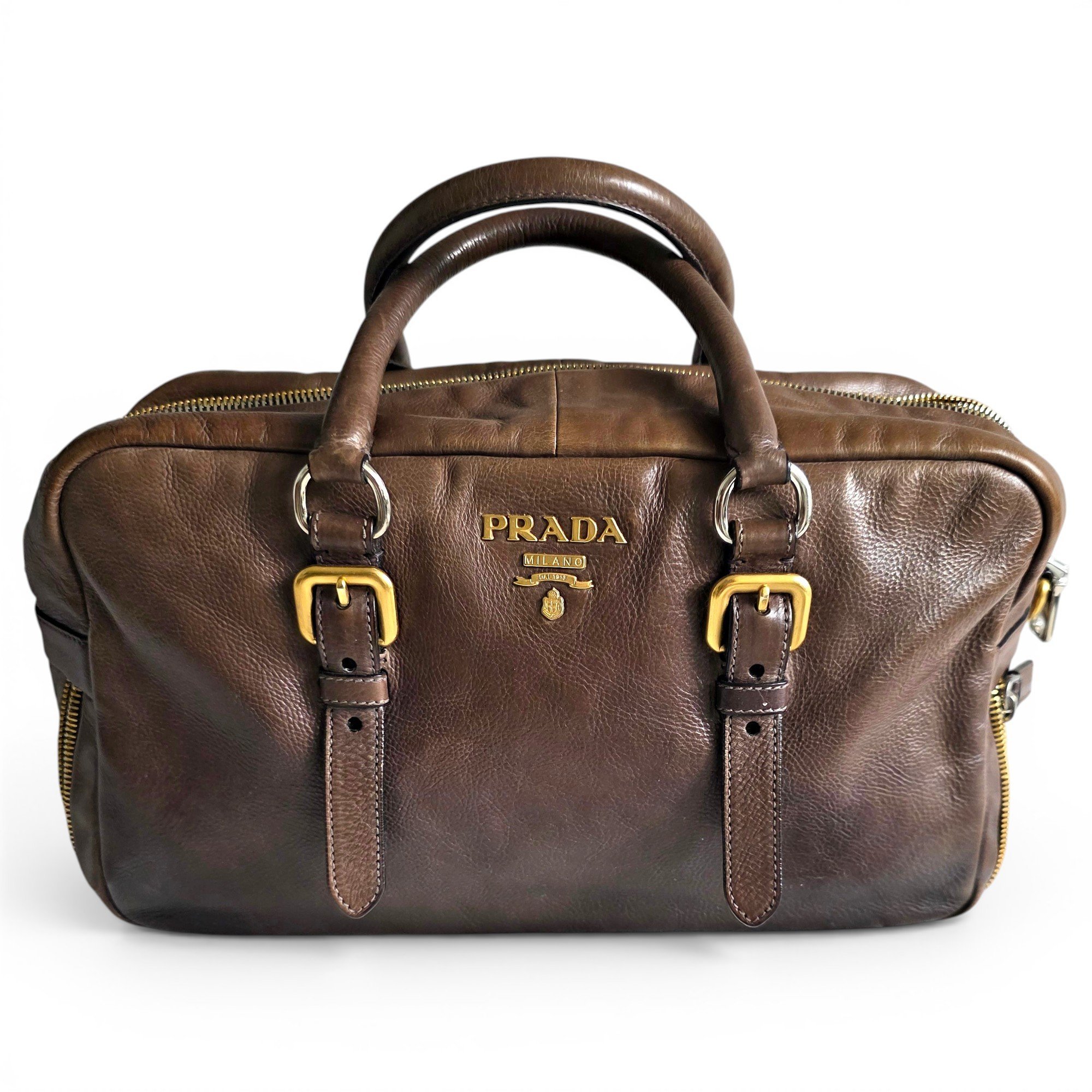 Leather handbag