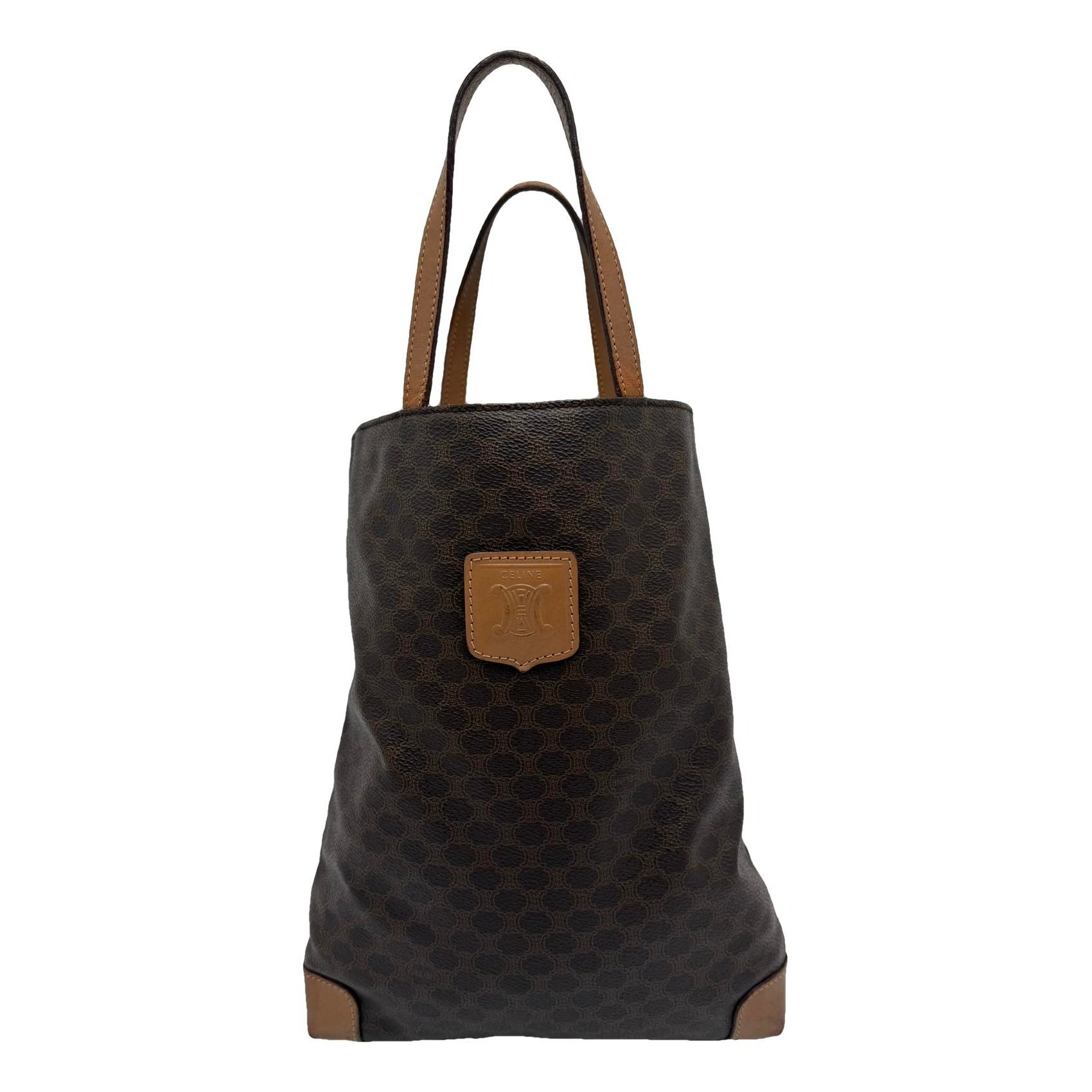 Triomphe leather tote