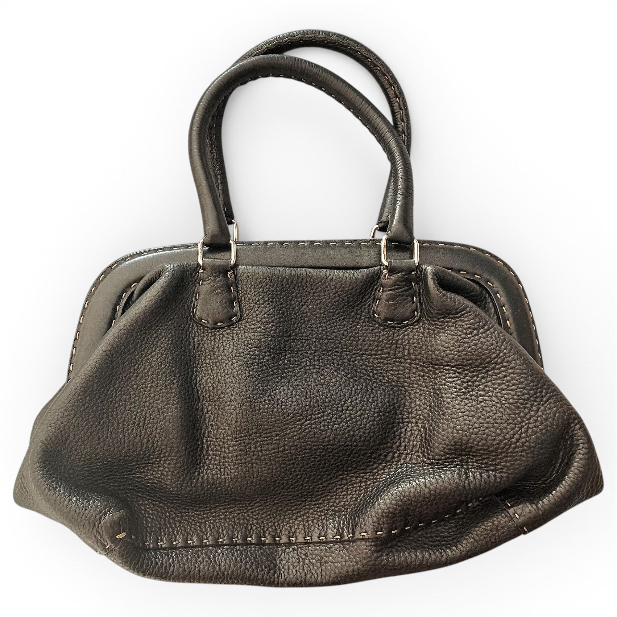 Leather handbag