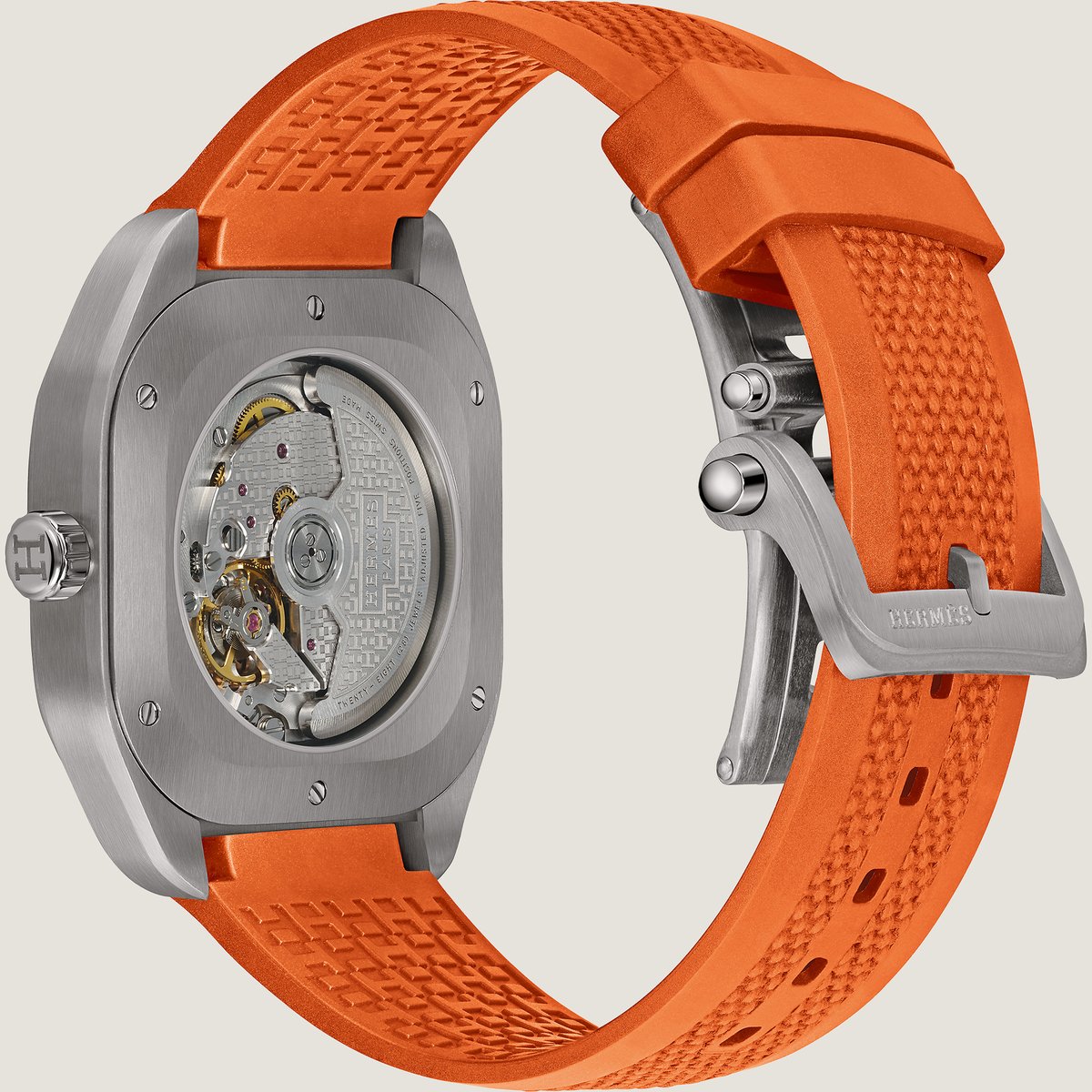 Sans Coloris Hermès H08 Watch, 42 mm