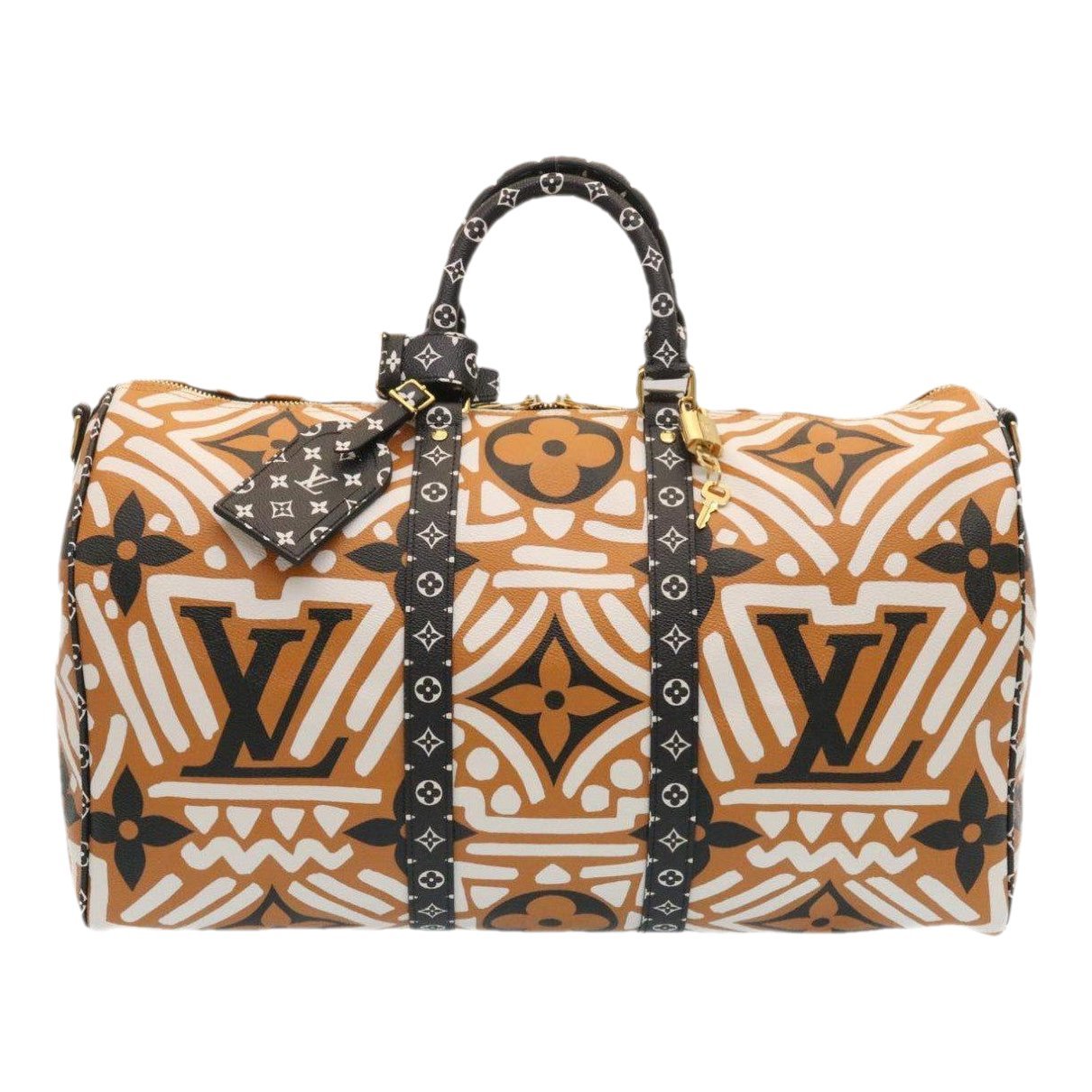 Keepall leather travel bag