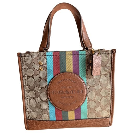 Linen crossbody bag