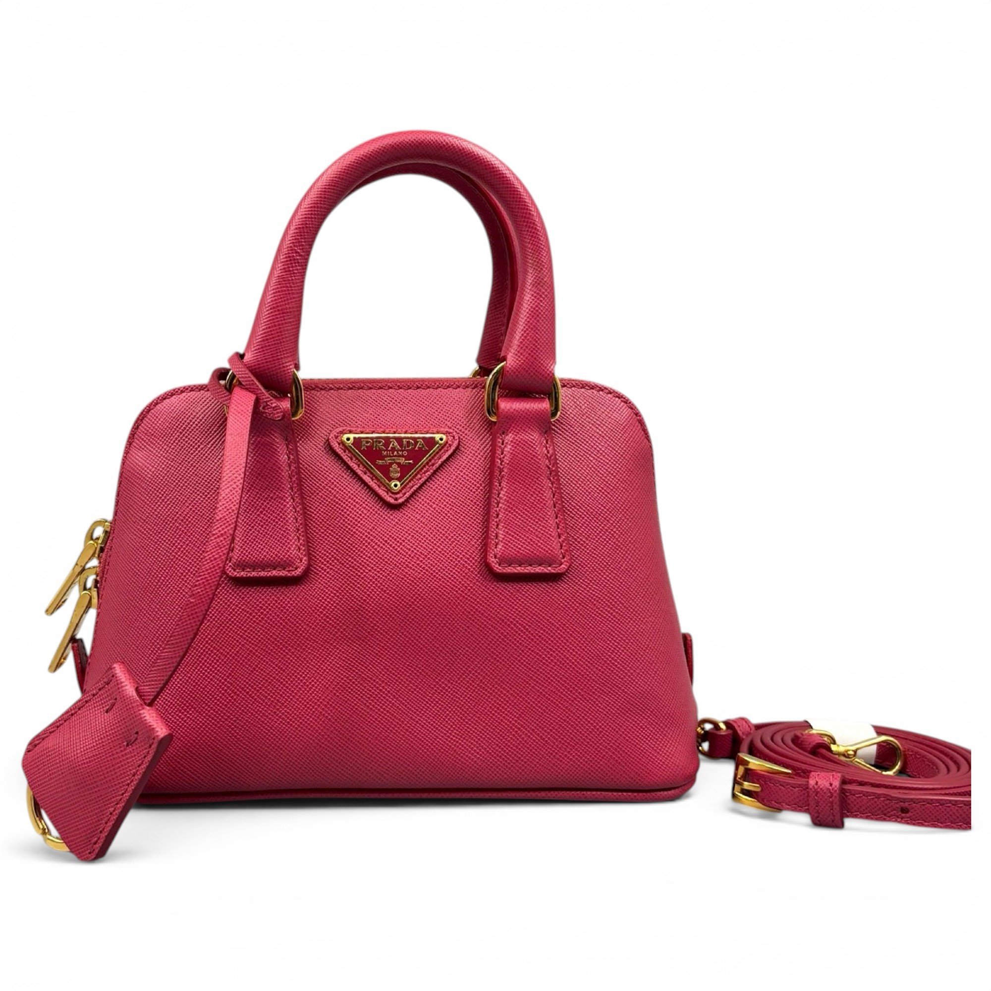 Promenade leather handbag