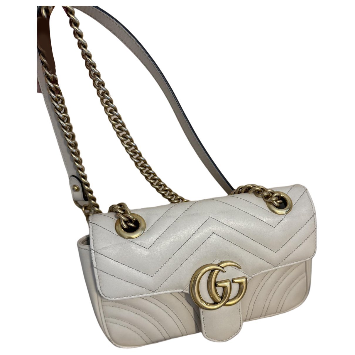 GG Marmont Flap leather crossbody bag