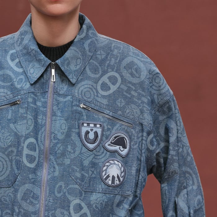 Bleu Denim "Candy Libris" Coat