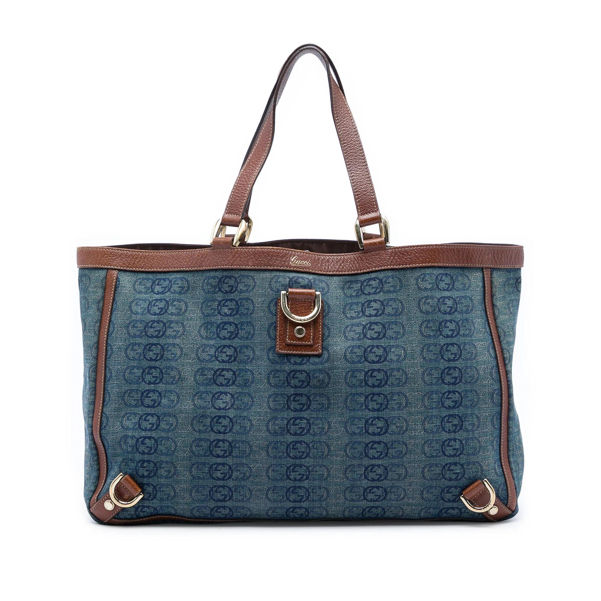 Interlocking pony-style calfskin handbag