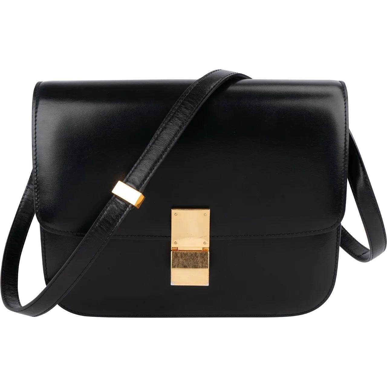 Classic leather crossbody bag
