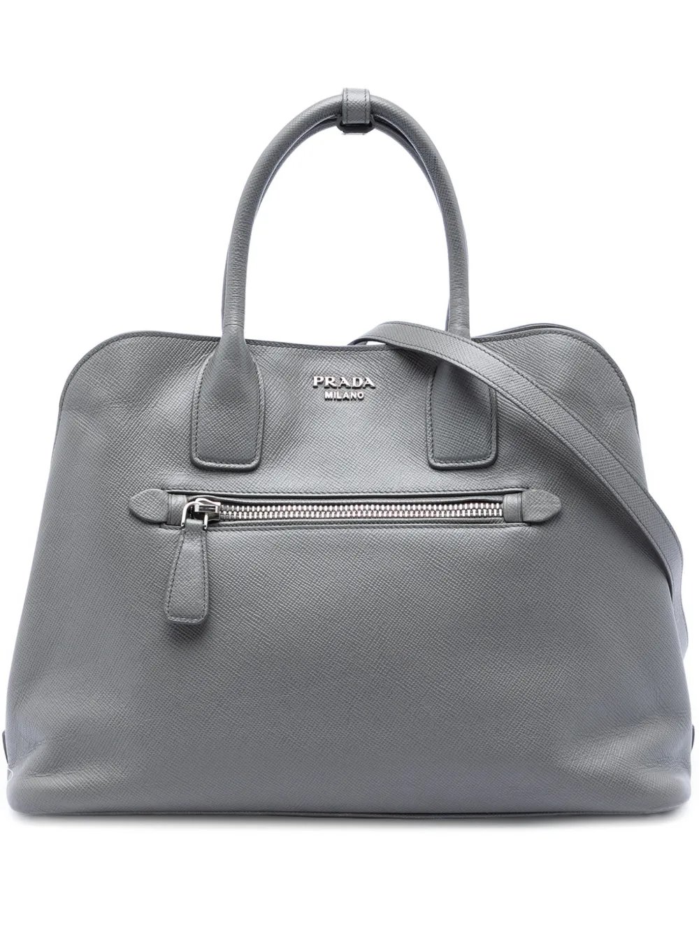 Prada 2021-2026 Large Saffiano Cuir Dome Bag satchel