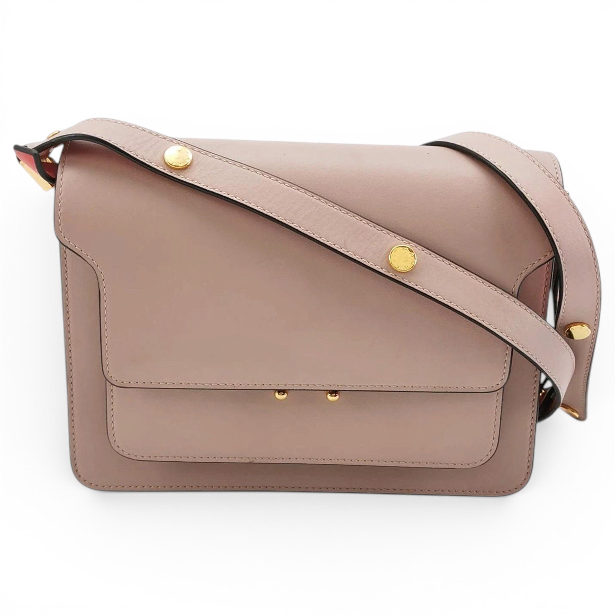 Marni Trunk leather crossbody bag