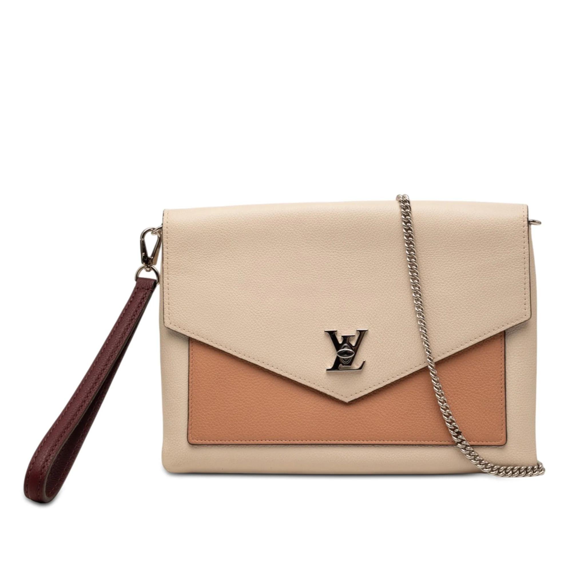 Leather clutch bag