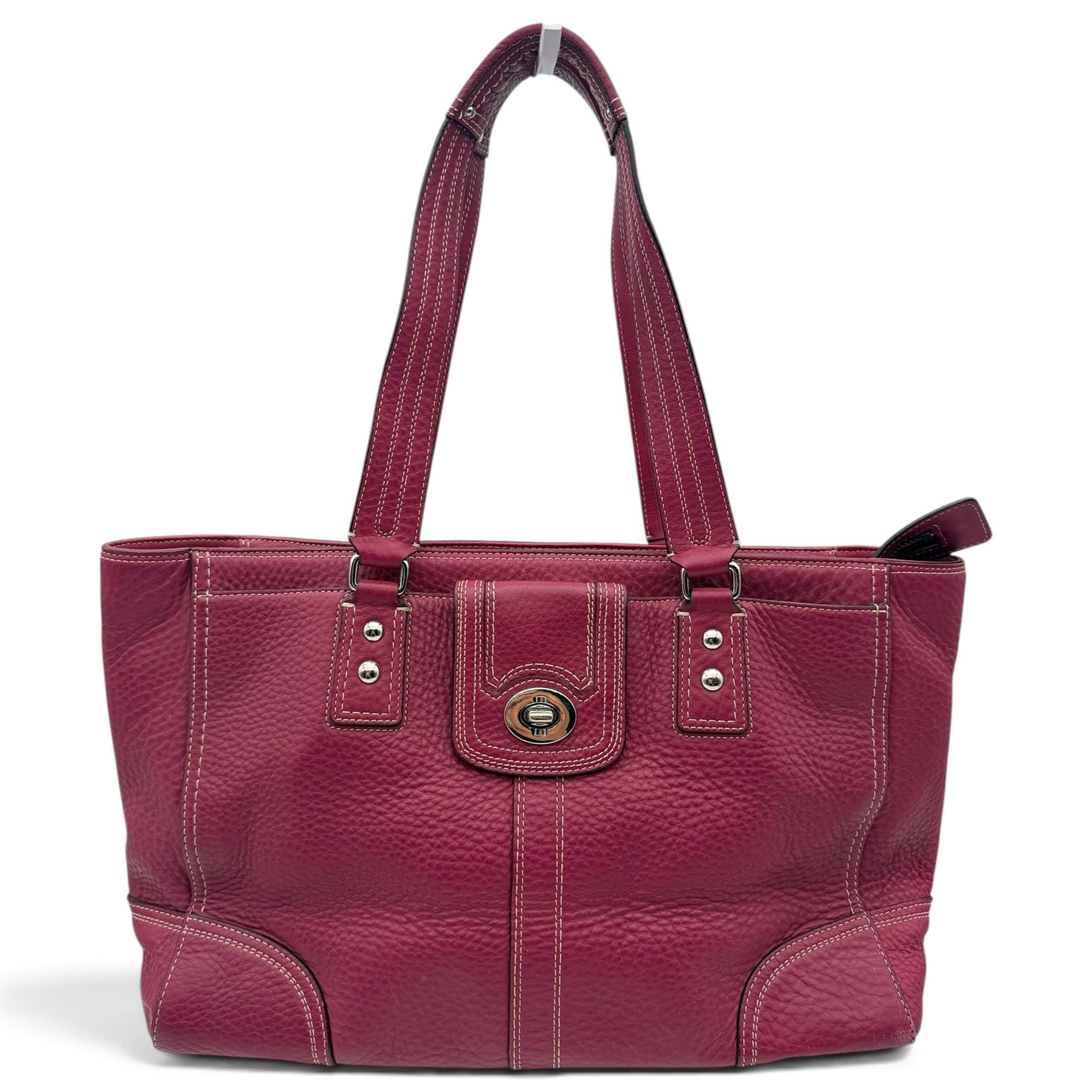 Leather tote