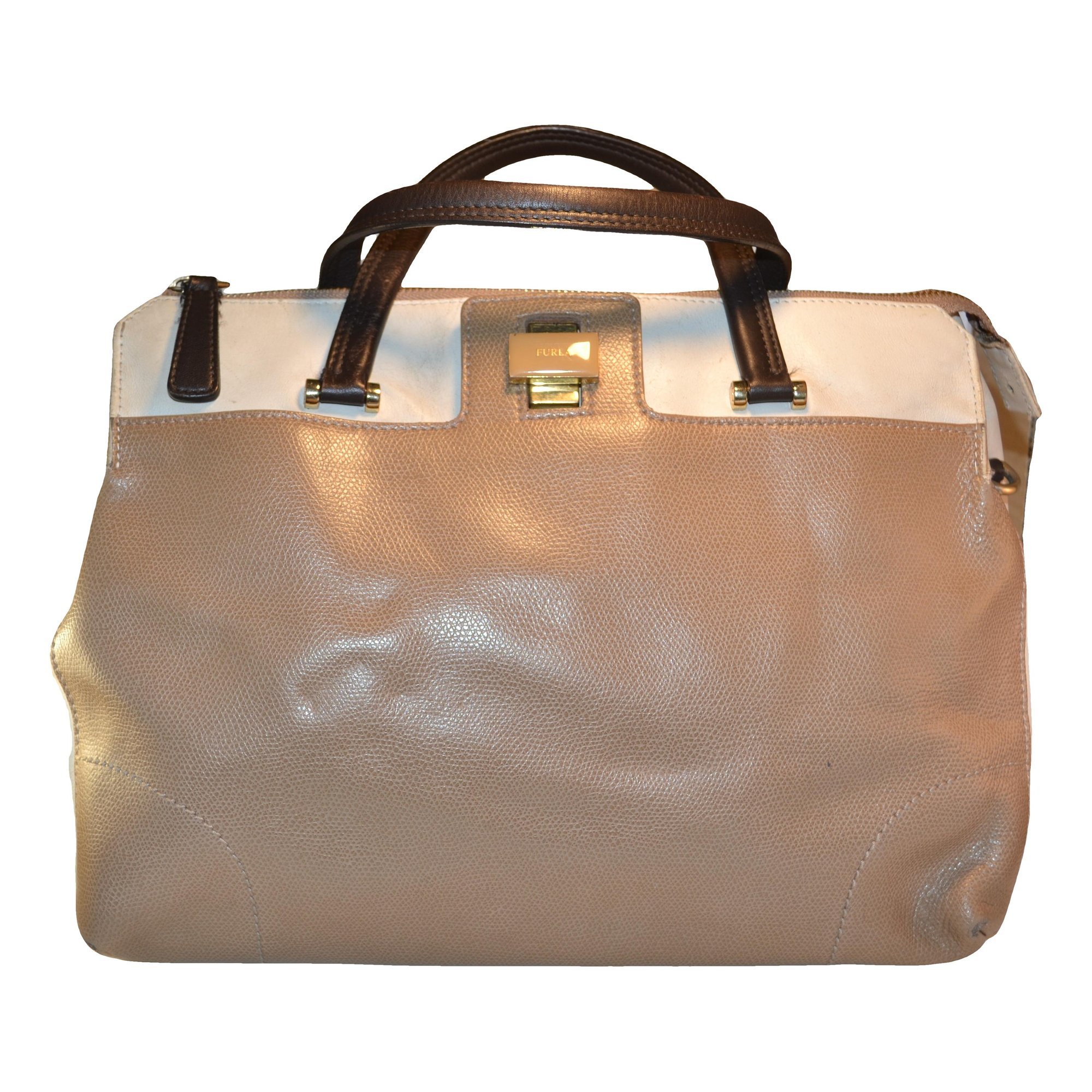 Leather handbag