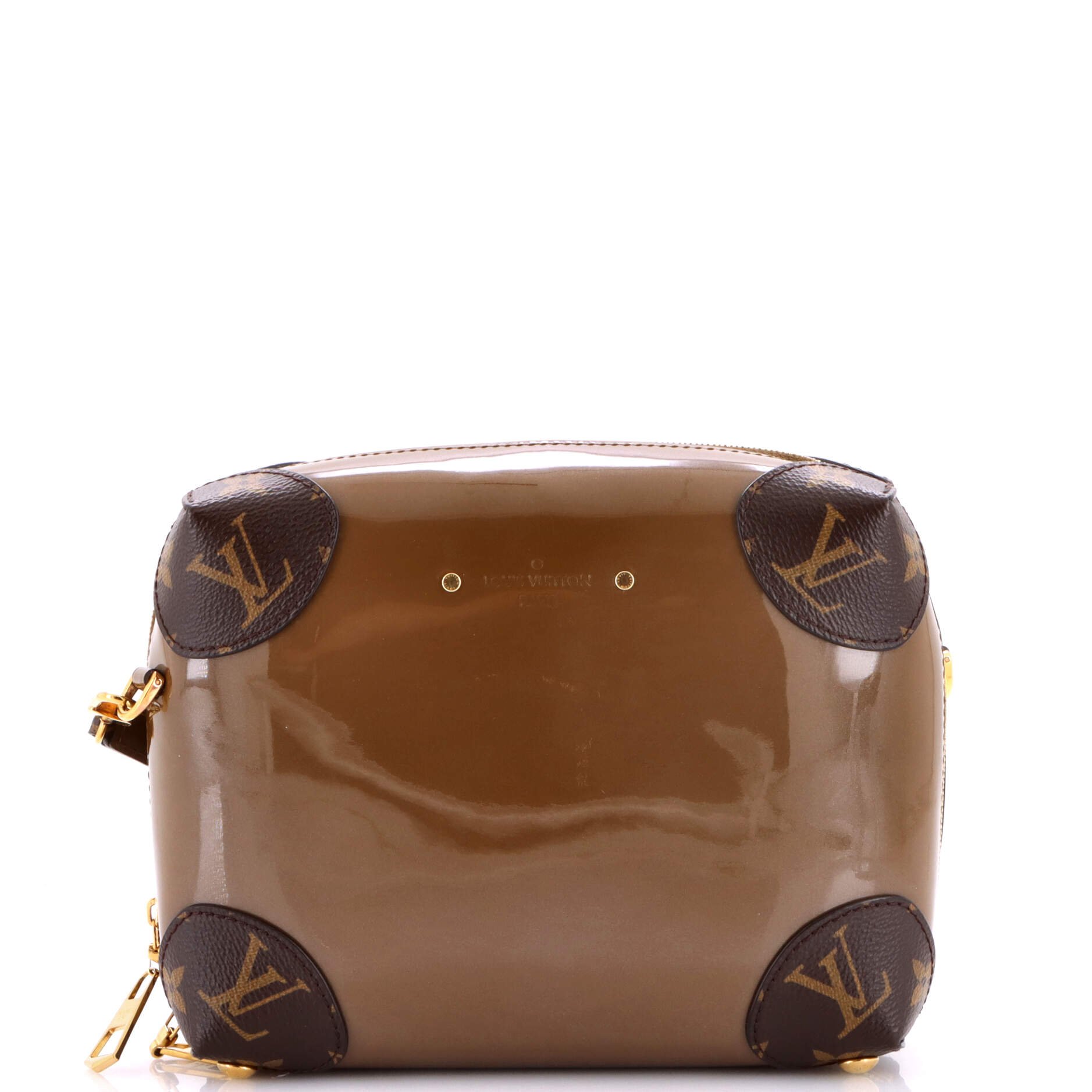 Venice Handbag Vernis with Monogram Canvas