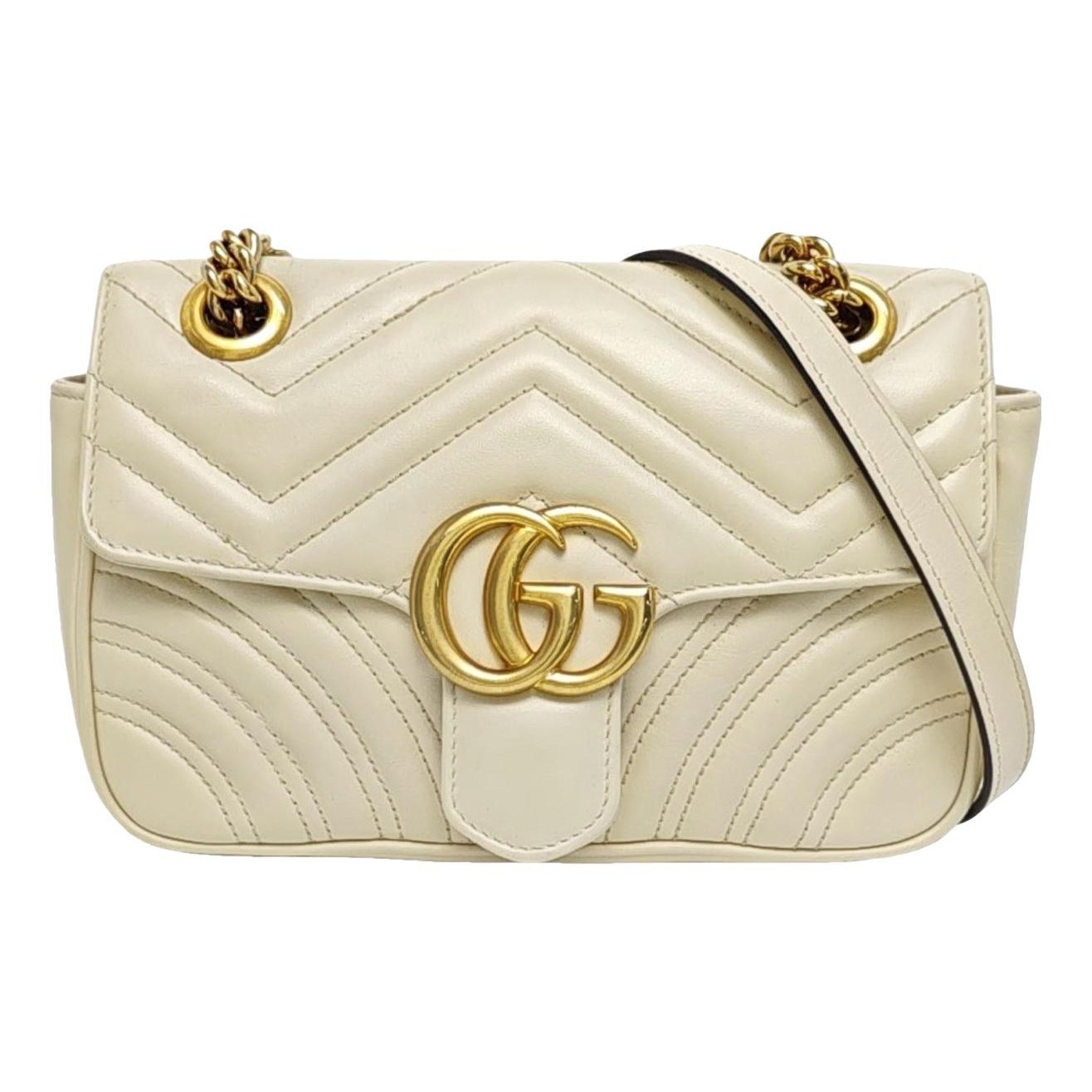 GG Marmont Flap leather handbag