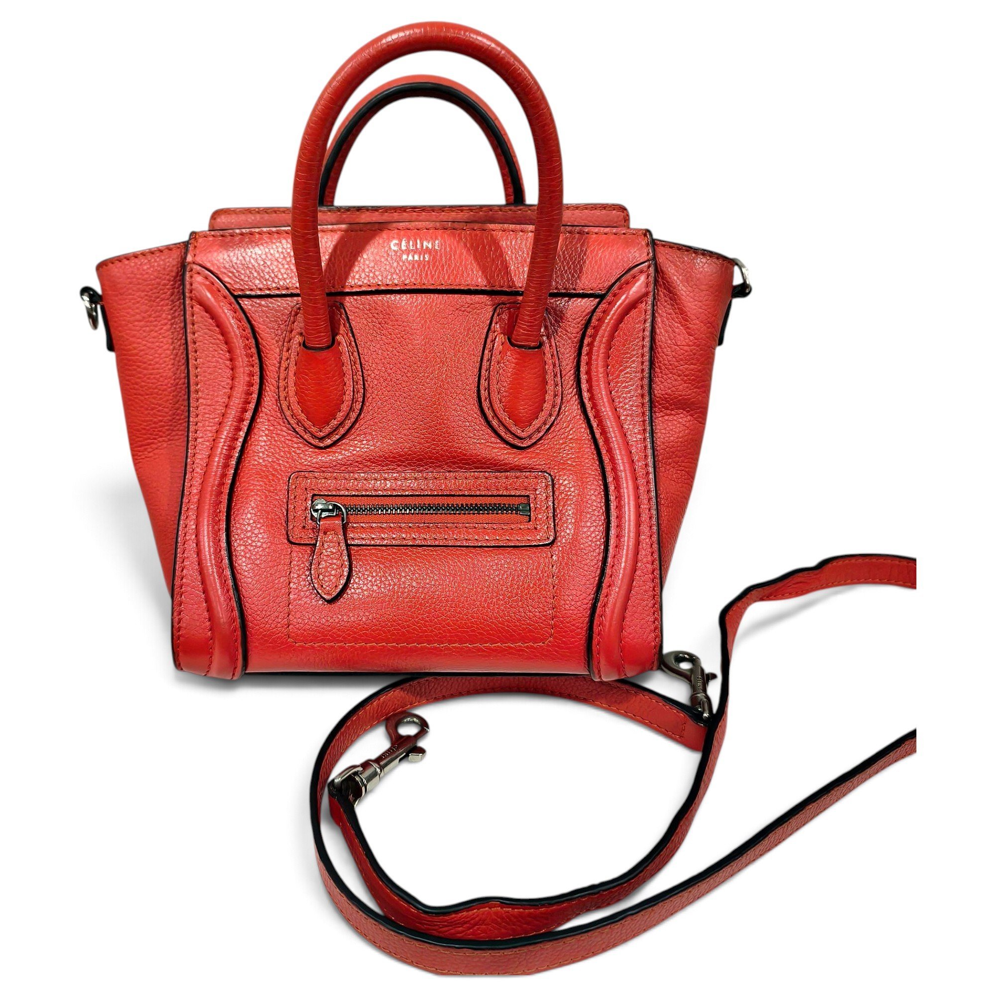 Nano Luggage leather handbag