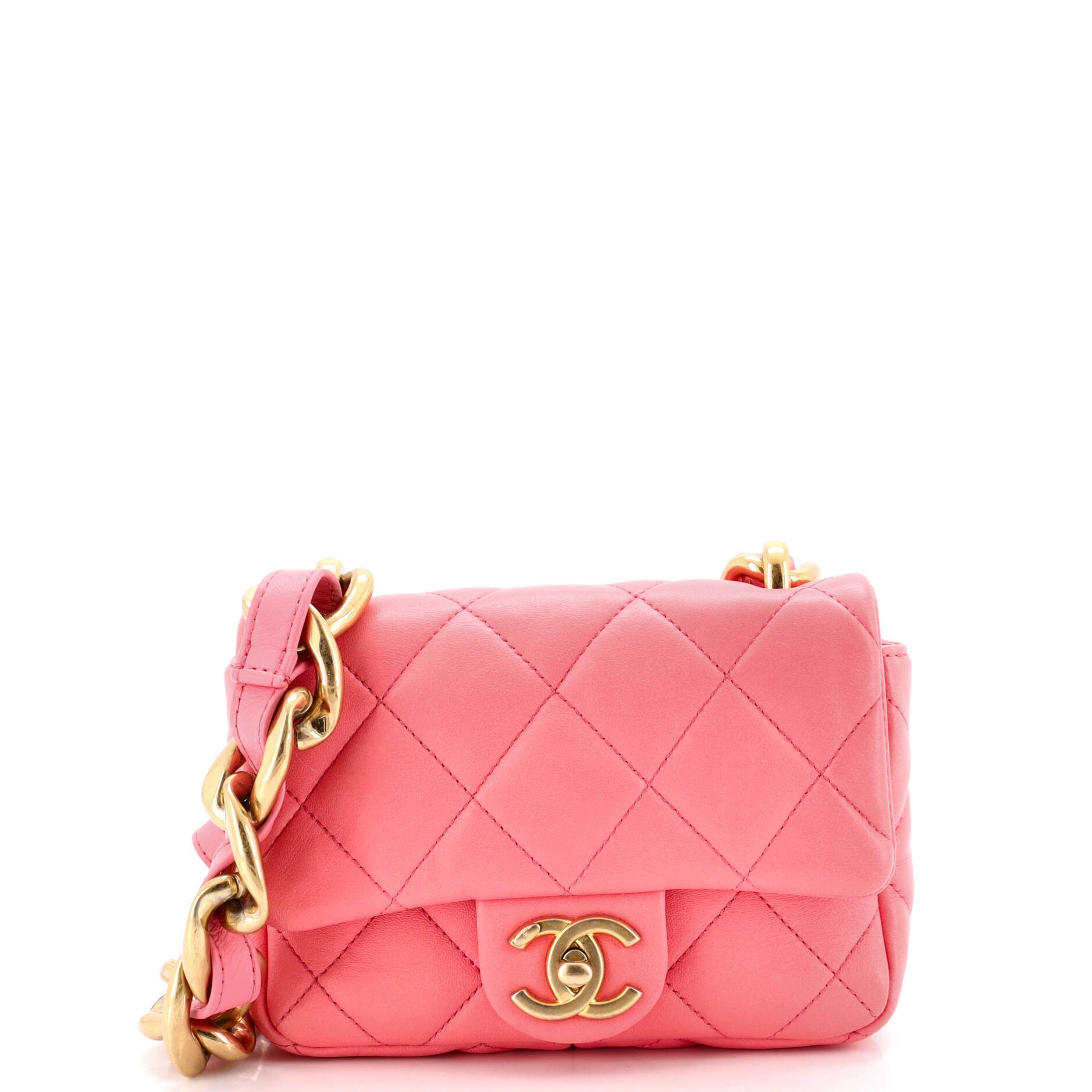 Funky Town Flap Bag Quilted Lambskin Mini