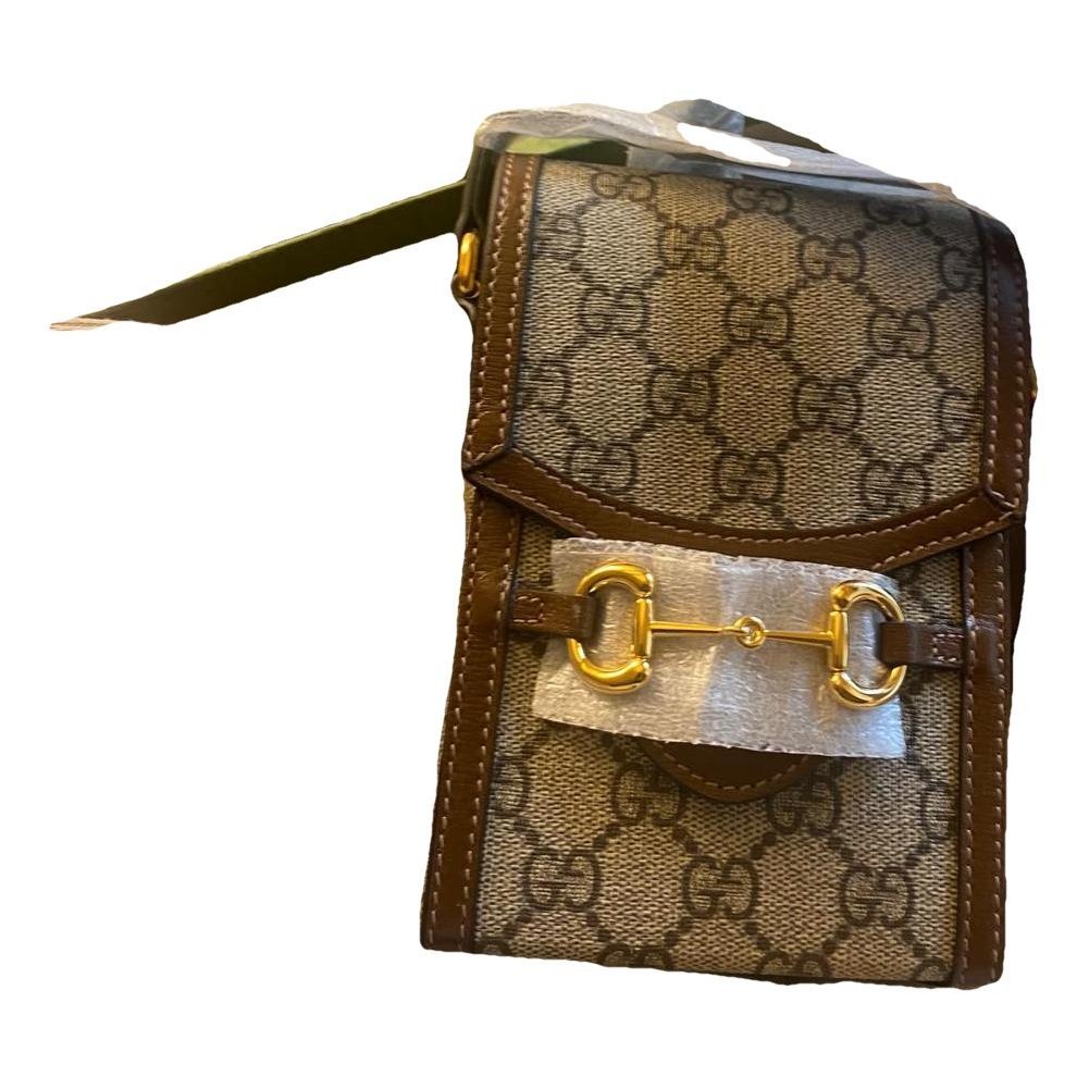 Horsebit 1955 Vertical leather crossbody bag
