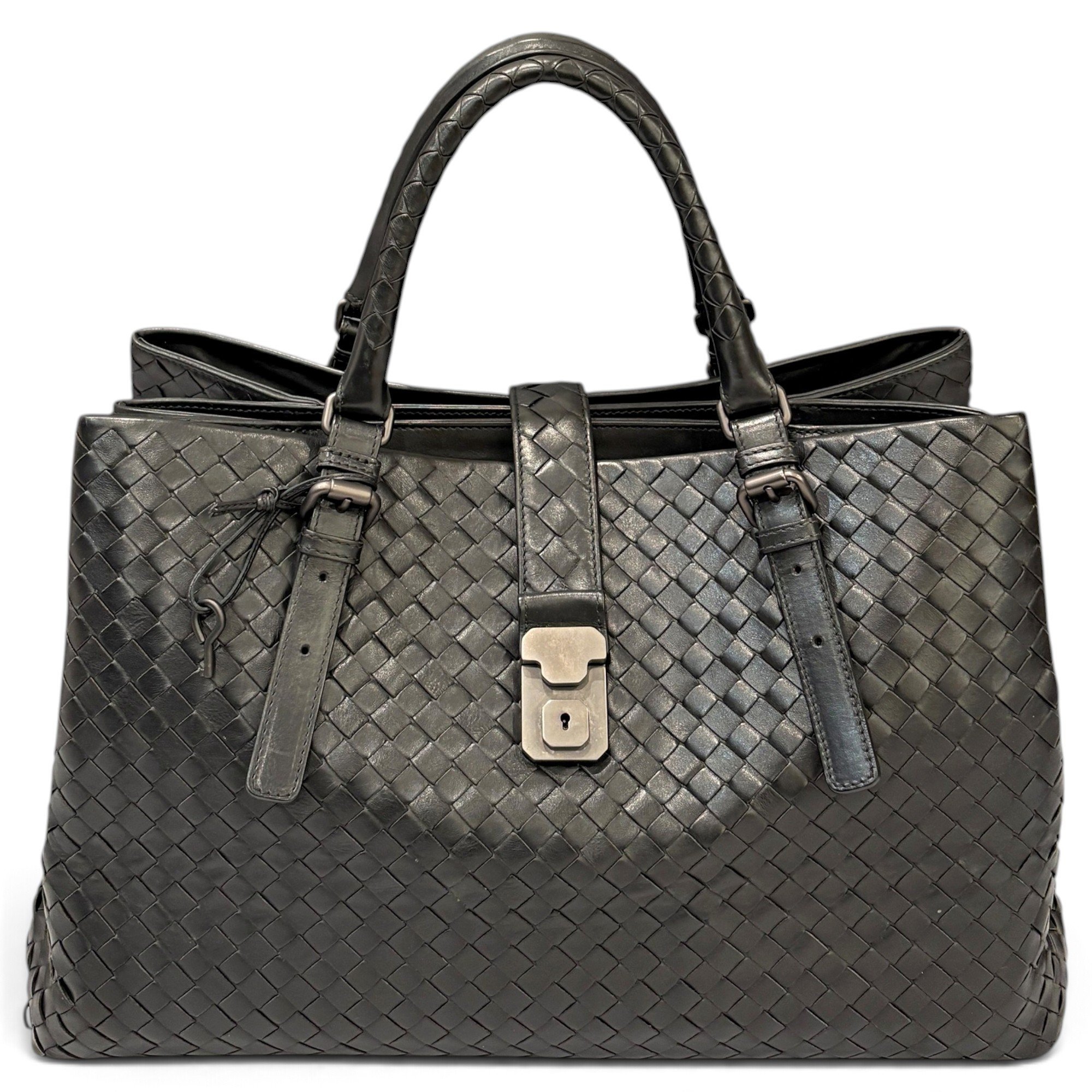 Roma leather tote