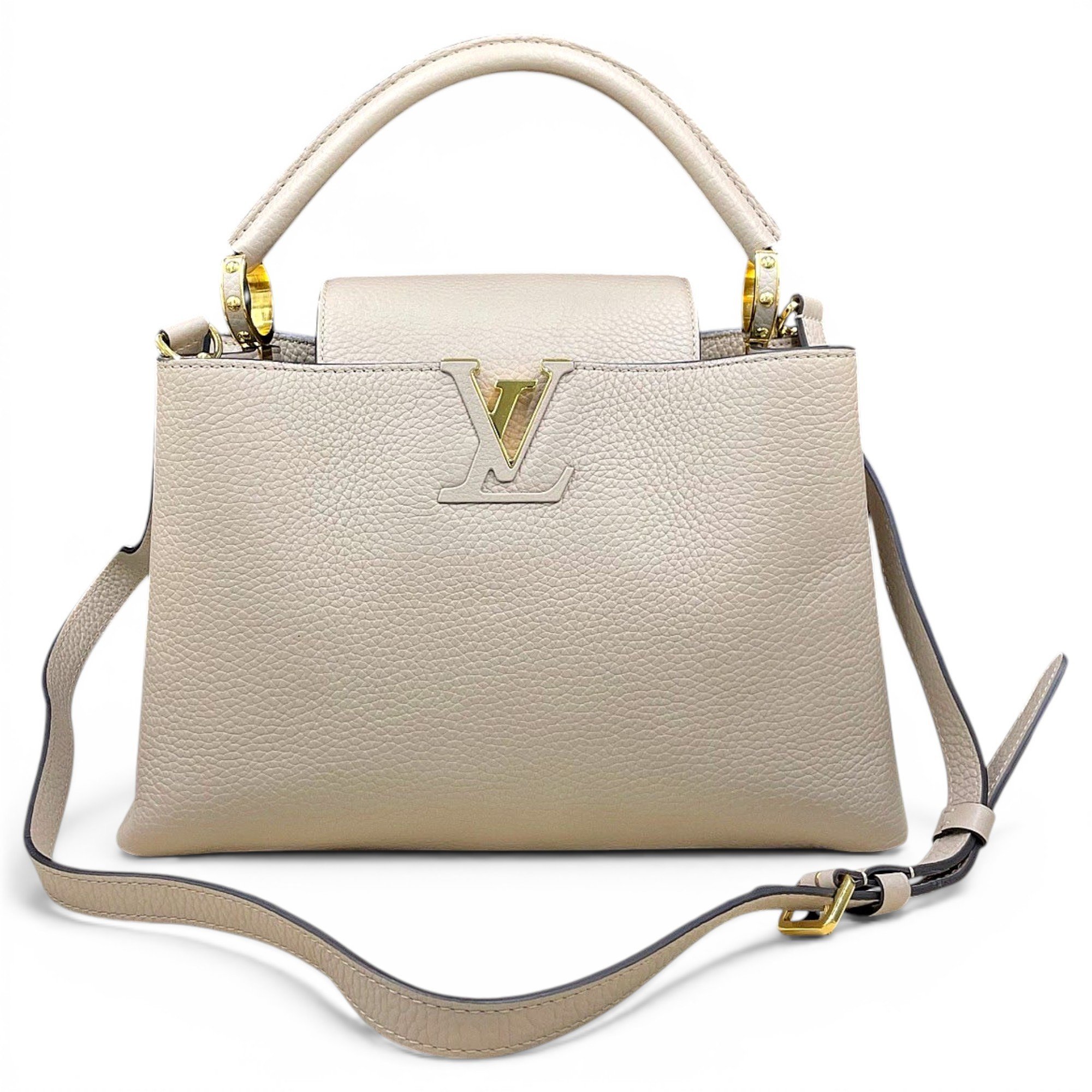 Capucines leather handbag