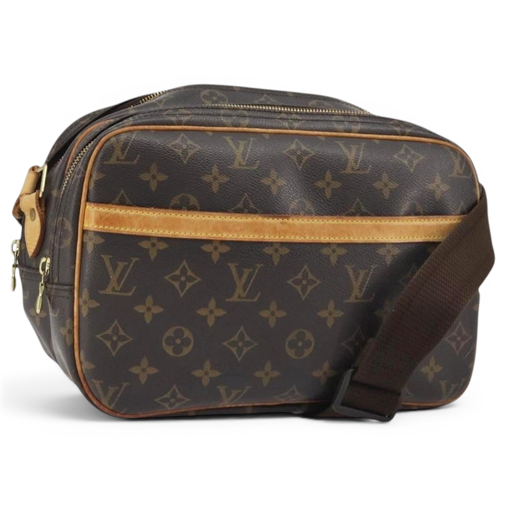 Reporter leather handbag