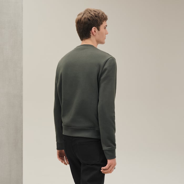Vert Chrome "Ex-libris" Crewneck Sweater