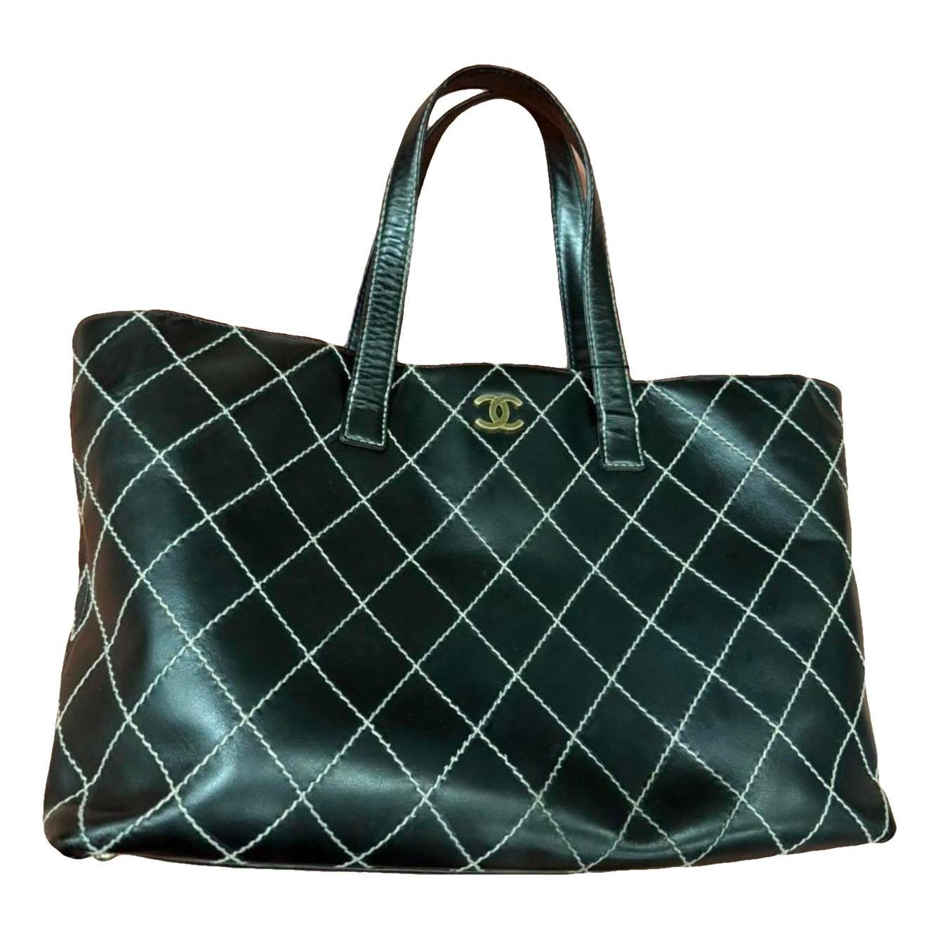 Leather tote