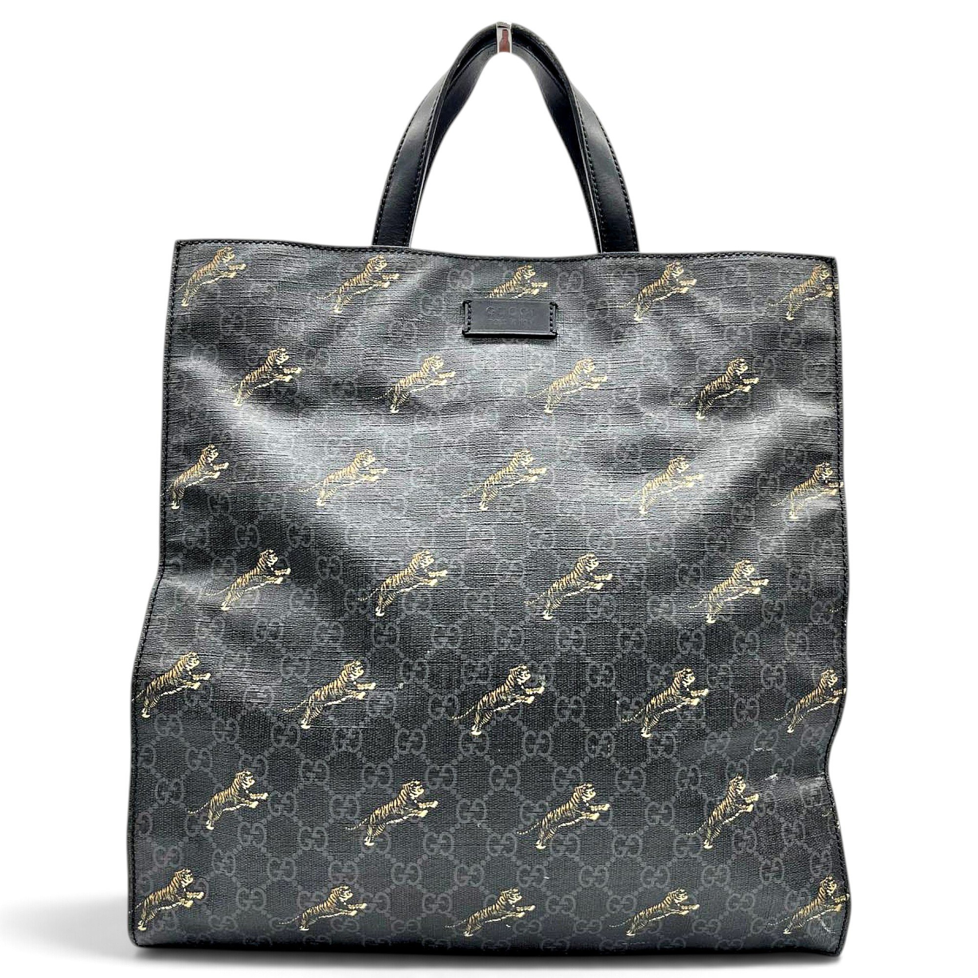 Leather tote