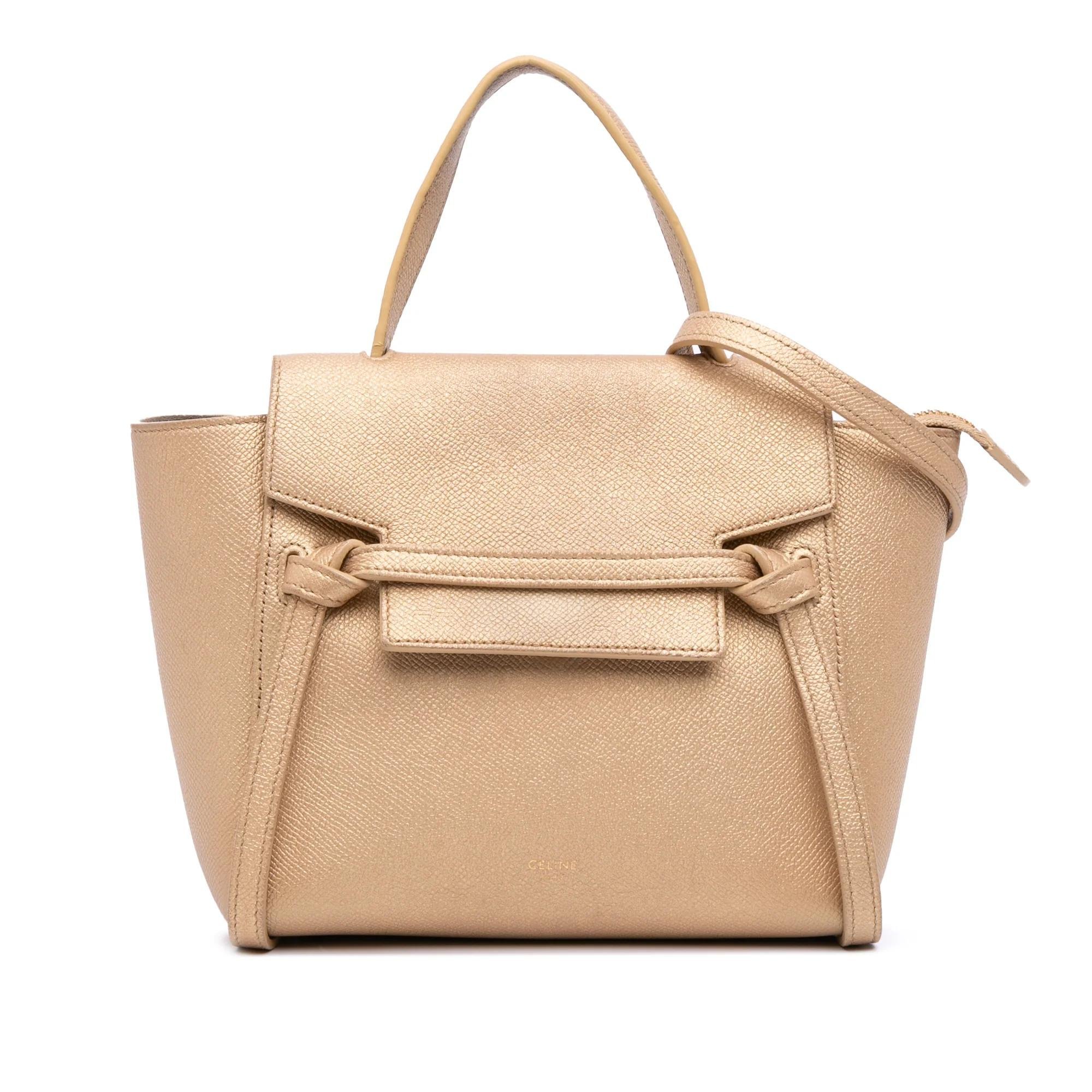 Belt pony-style calfskin handbag