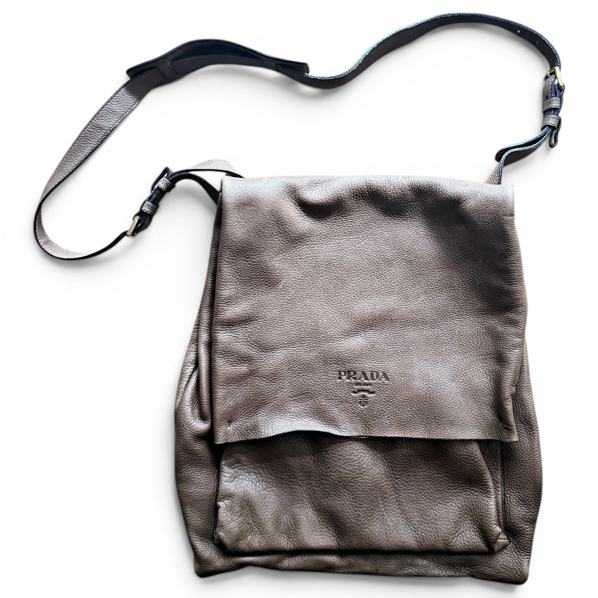 Leather crossbody bag