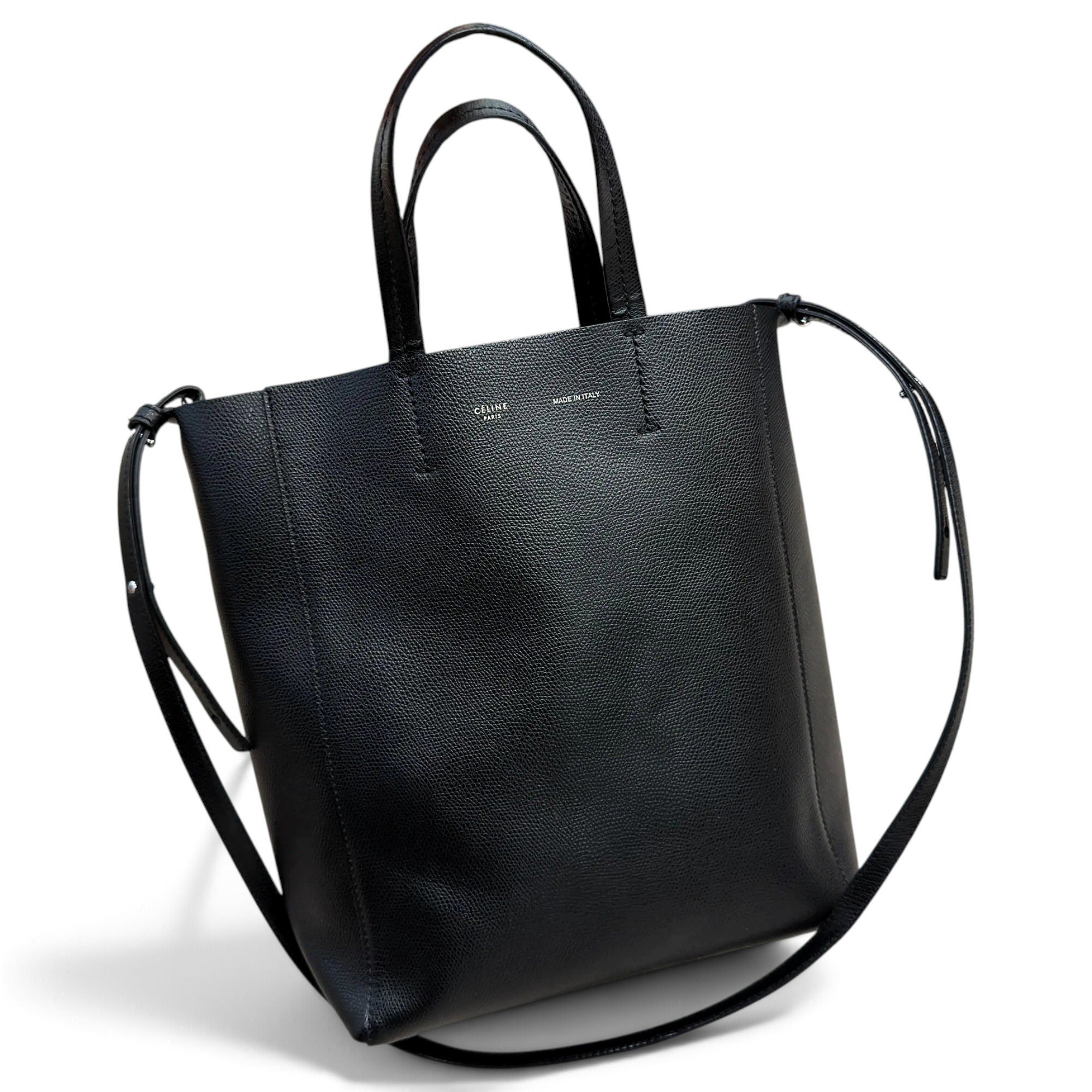 Cabas leather tote