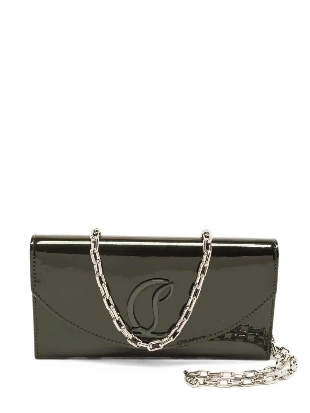 Loubi54 leather clutch bag