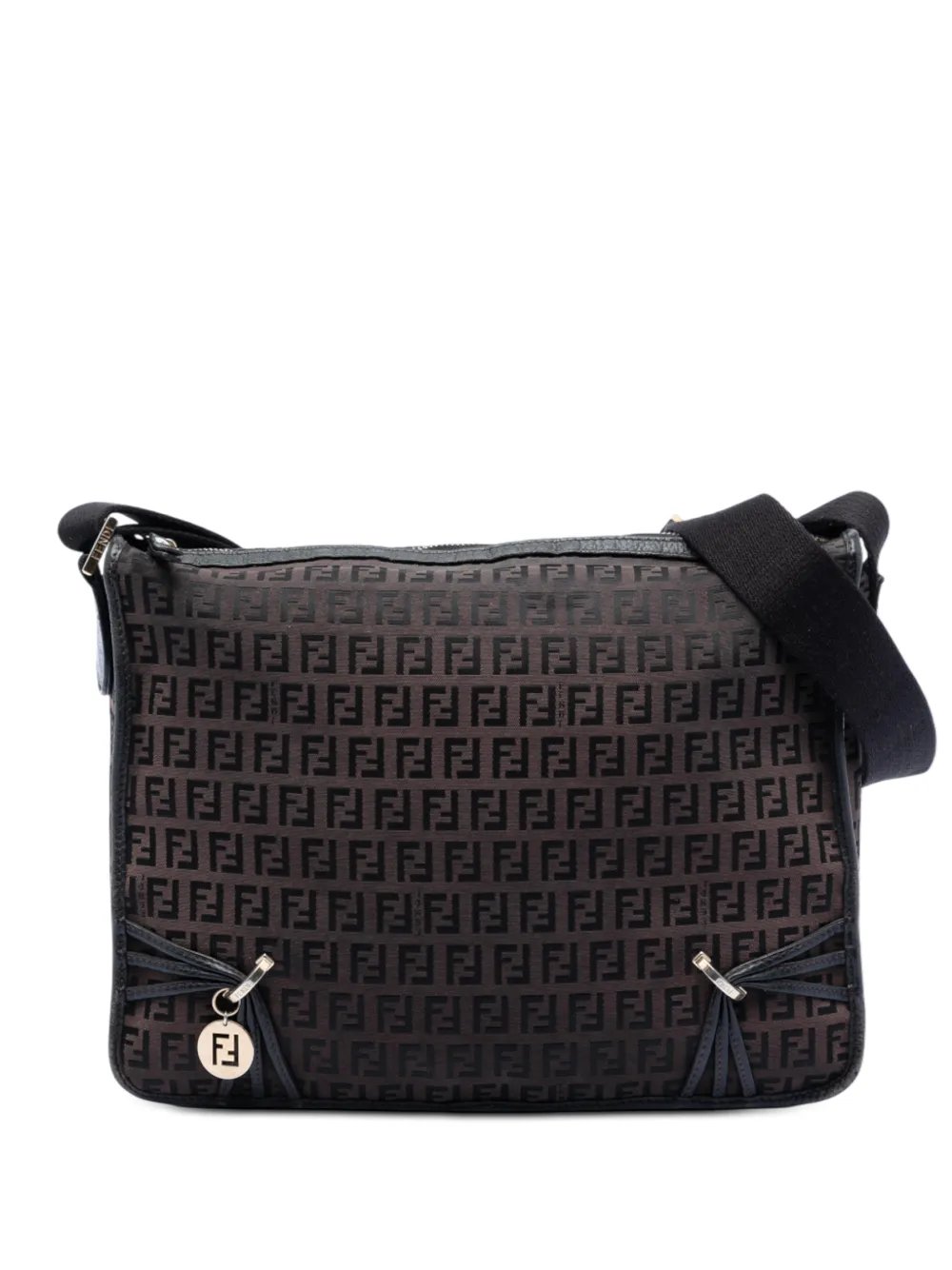 2000-2010 Zucchino Canvas F Charm crossbody bag