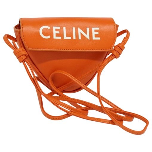 Triangle leather handbag