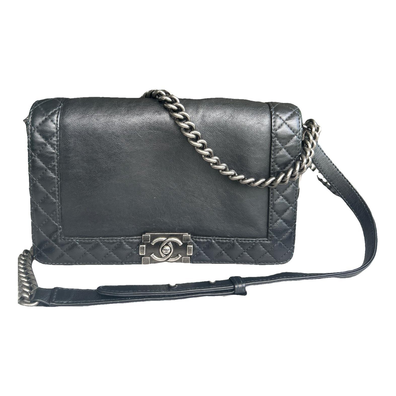 Boy leather crossbody bag